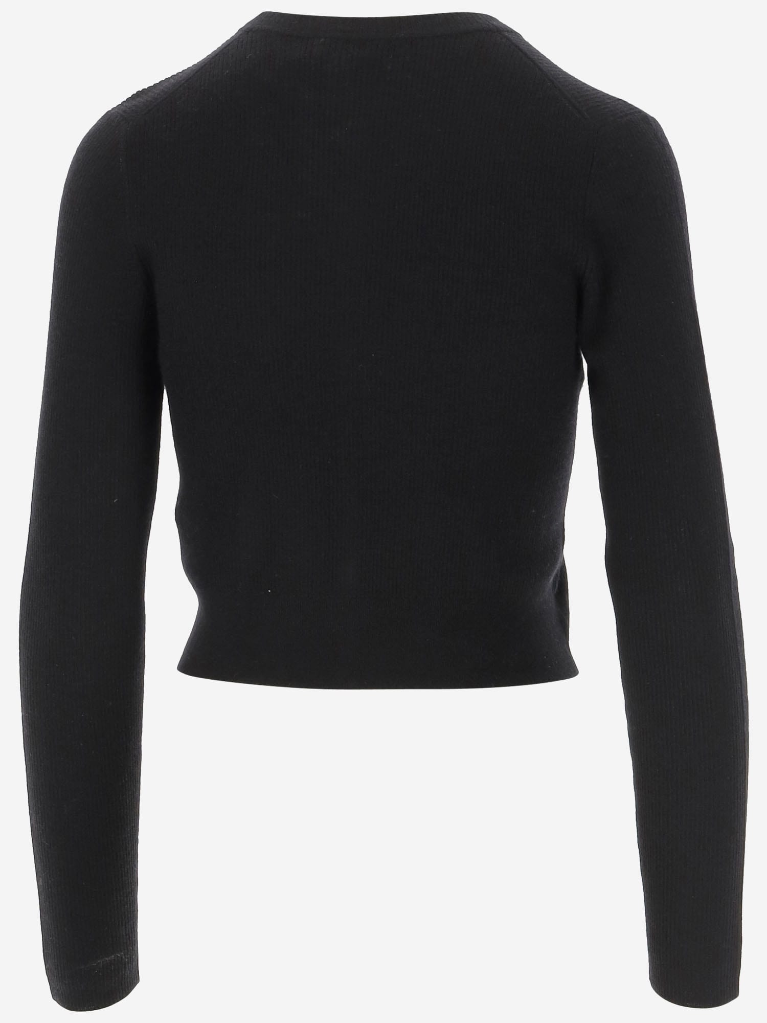 Shop Vince Cashmere Blend Cardigan In Black