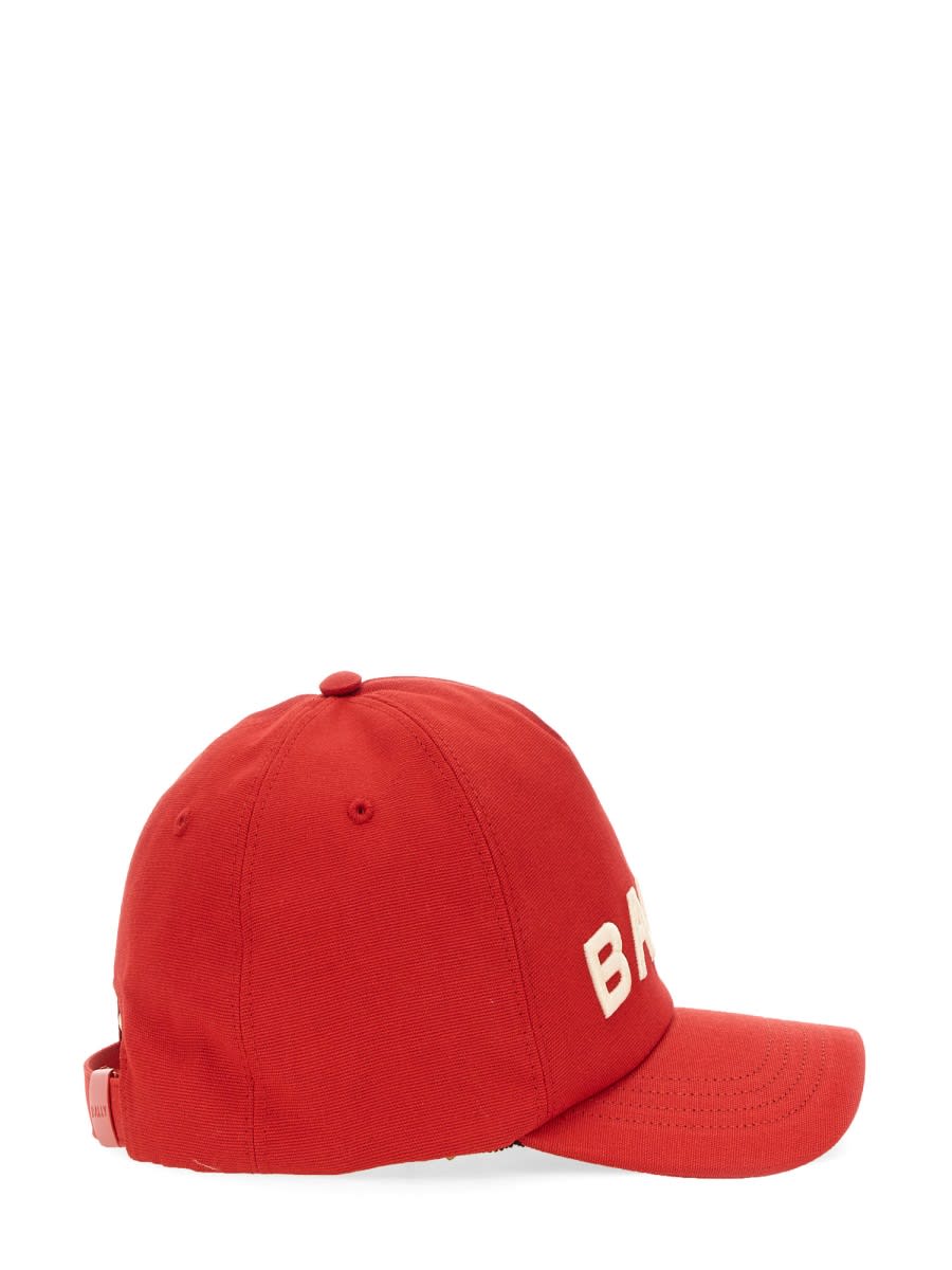 Shop Bally Dpp-baseball Cap With Logo In Red