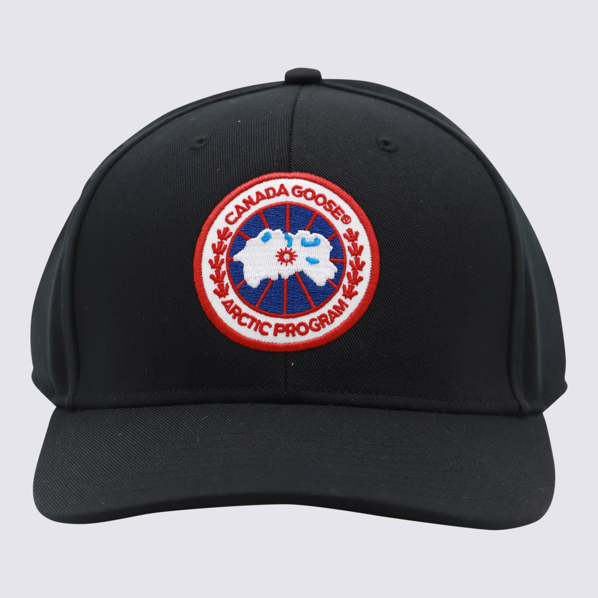 Canada Goose Black Cotton Baseball Cap