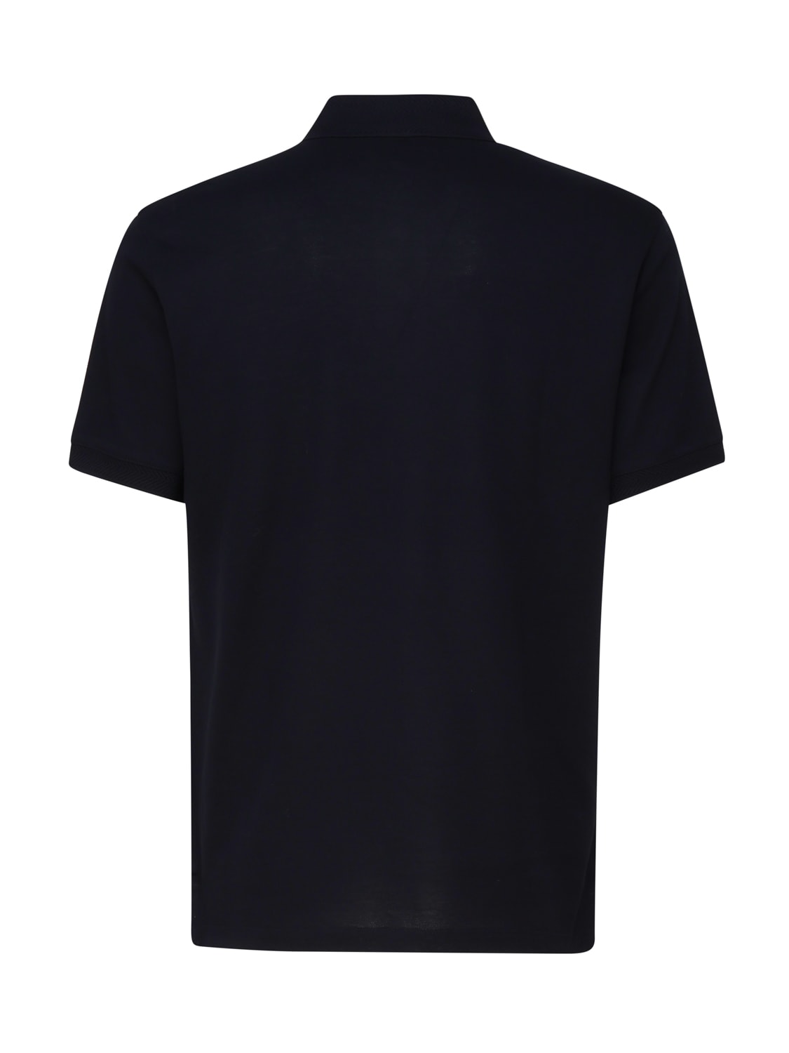Shop Emporio Armani Polo Shirt With Logo In Black