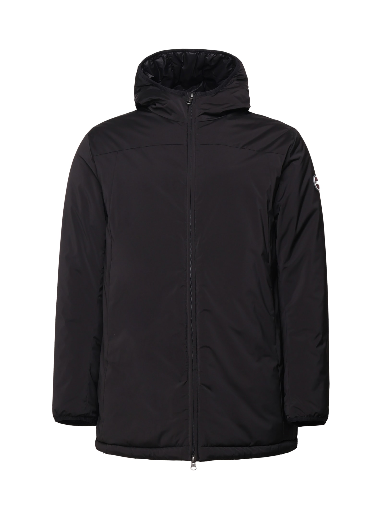 Shop Colmar Medium-length Padded Jacket In Black