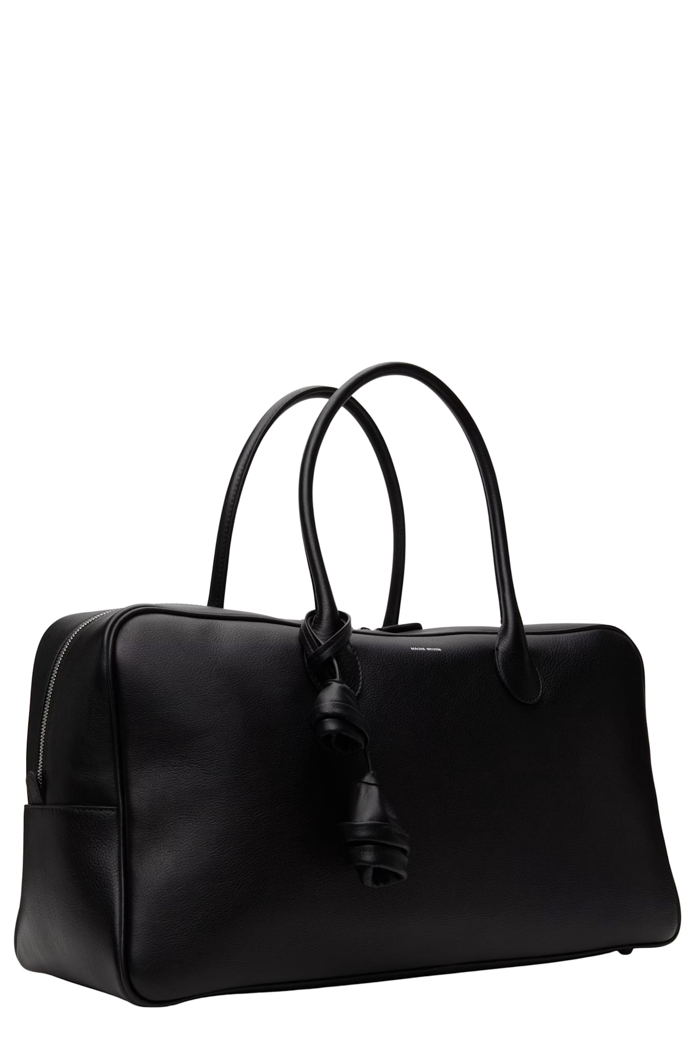 Magda Butrym Large Brigitte Bag With Rolled Handles In Black