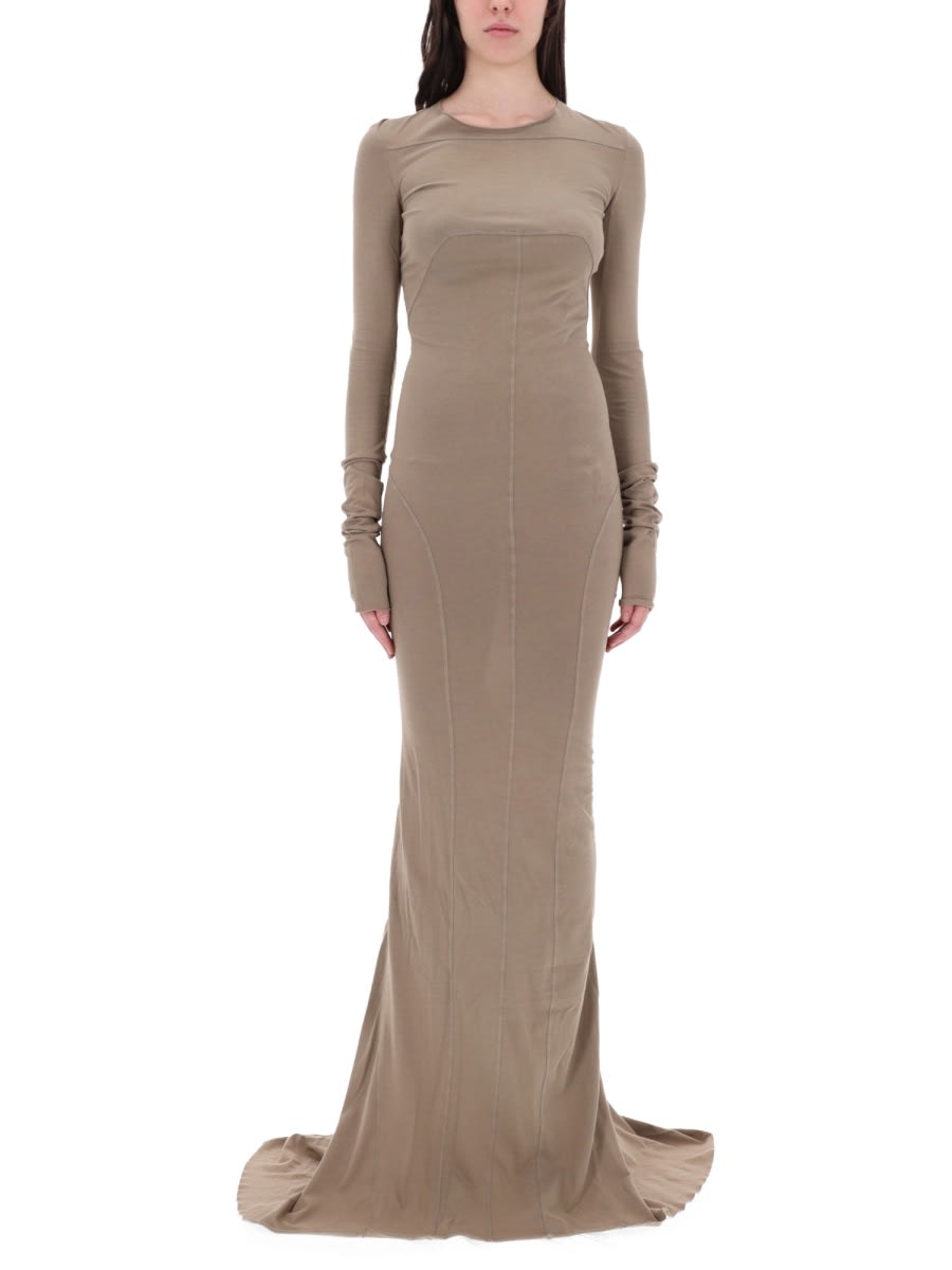 Drkshdw Long Edfu Dress In White