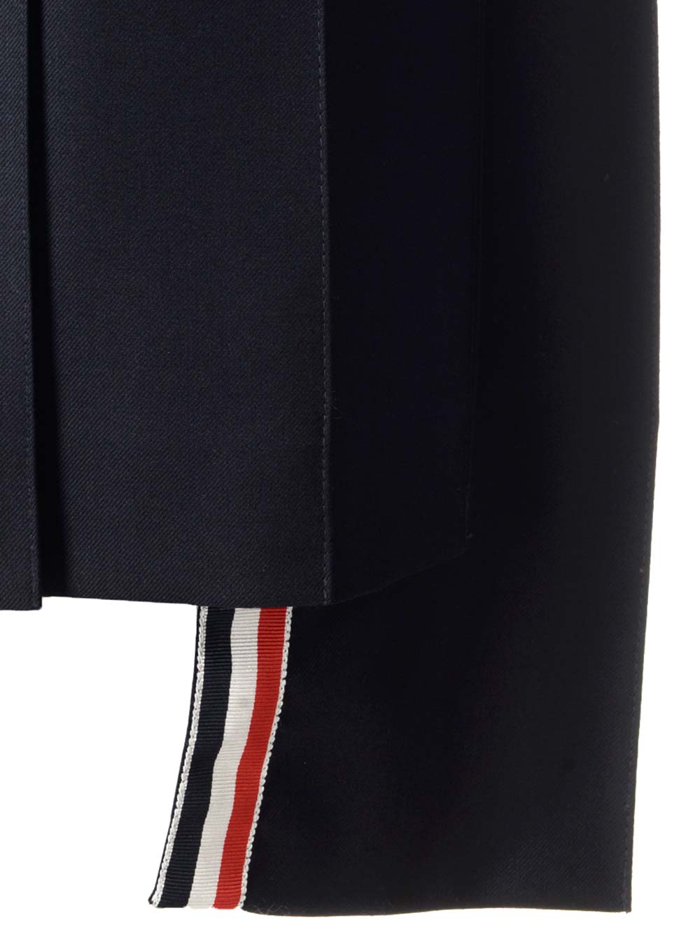 THOM BROWNE PLEATED MIDI SKIRT