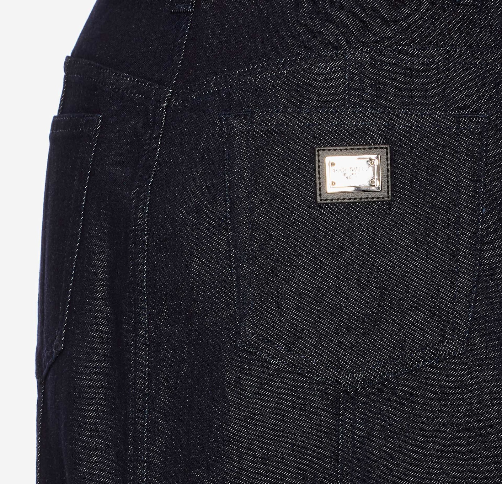 Shop Dolce & Gabbana Denim Skirt In Blue