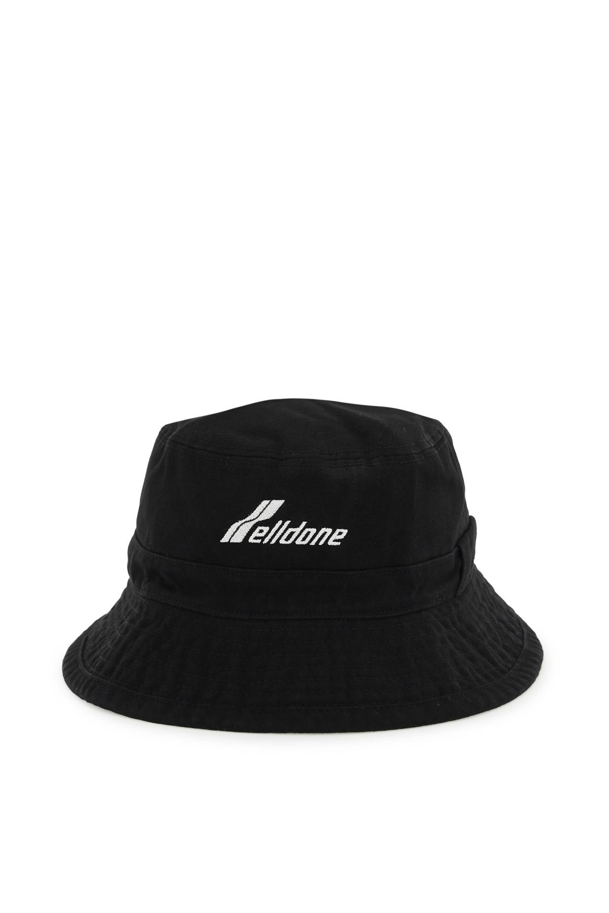 We11 Done Logo-print Bucket Hat In Black | ModeSens