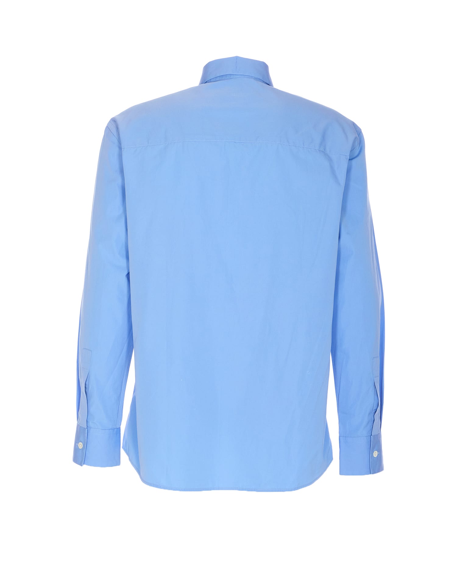 Sunflower Long Sleeve Day Shirt With Button-down Collar In Blue