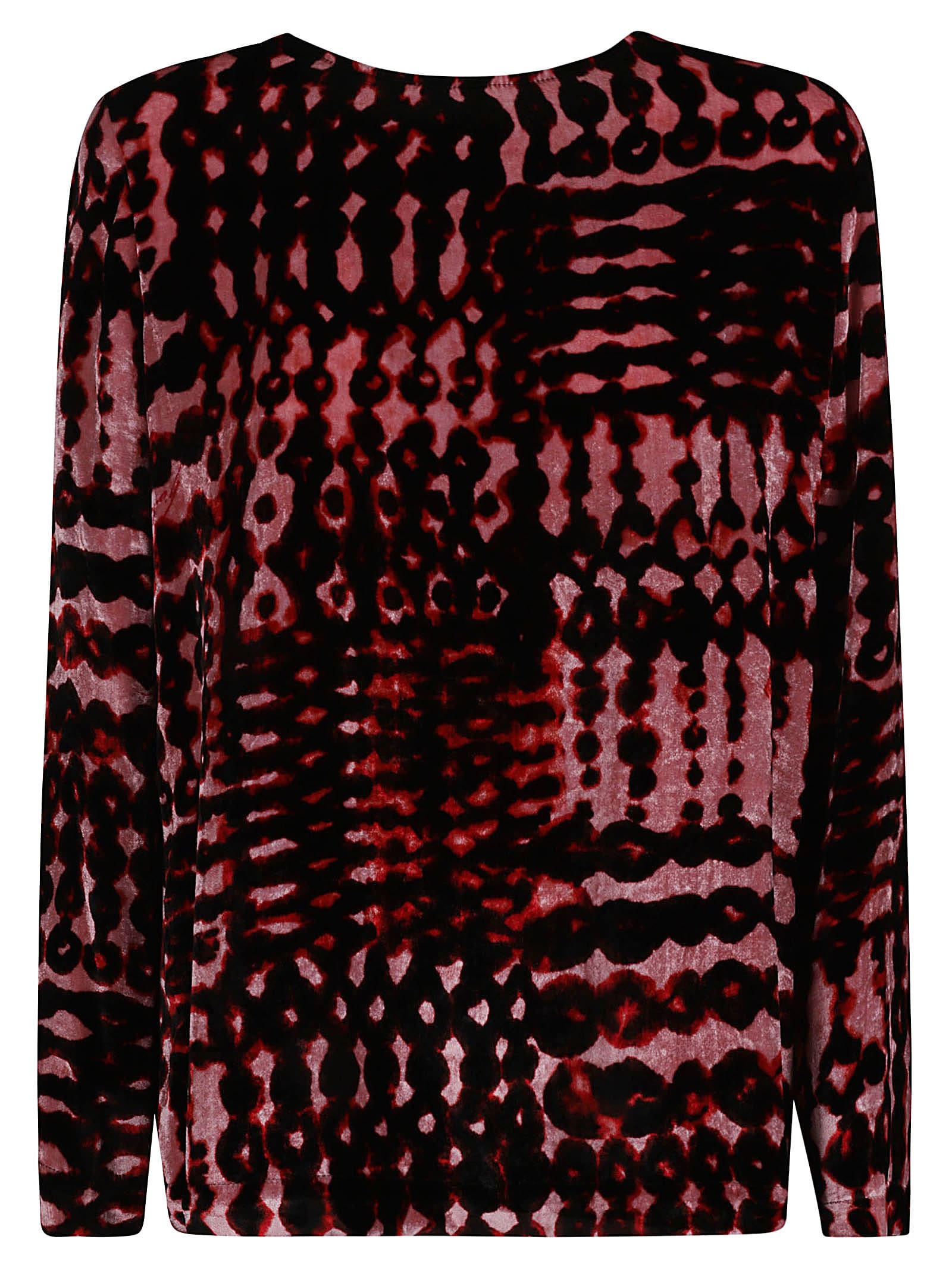 Shop Gianluca Capannolo Printed Oversized Top In Multicolor
