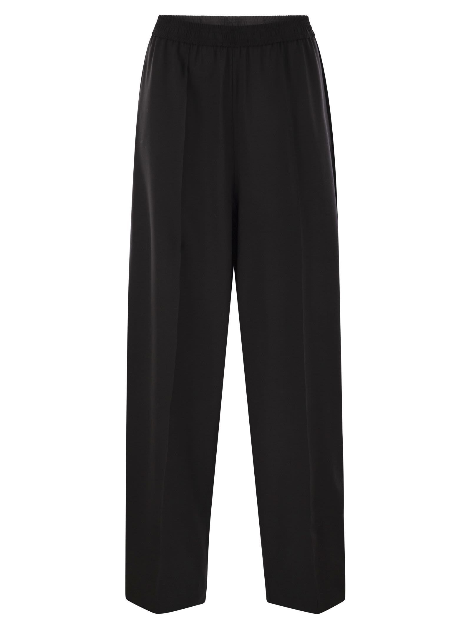 Fabiana Filippi Relaxed Fit Straight Trousers In Black