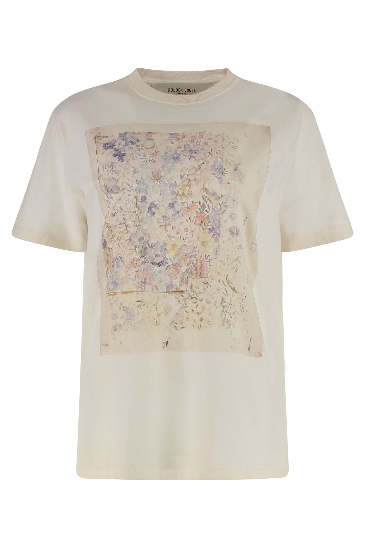 Cotton Crew-neck T-shirt