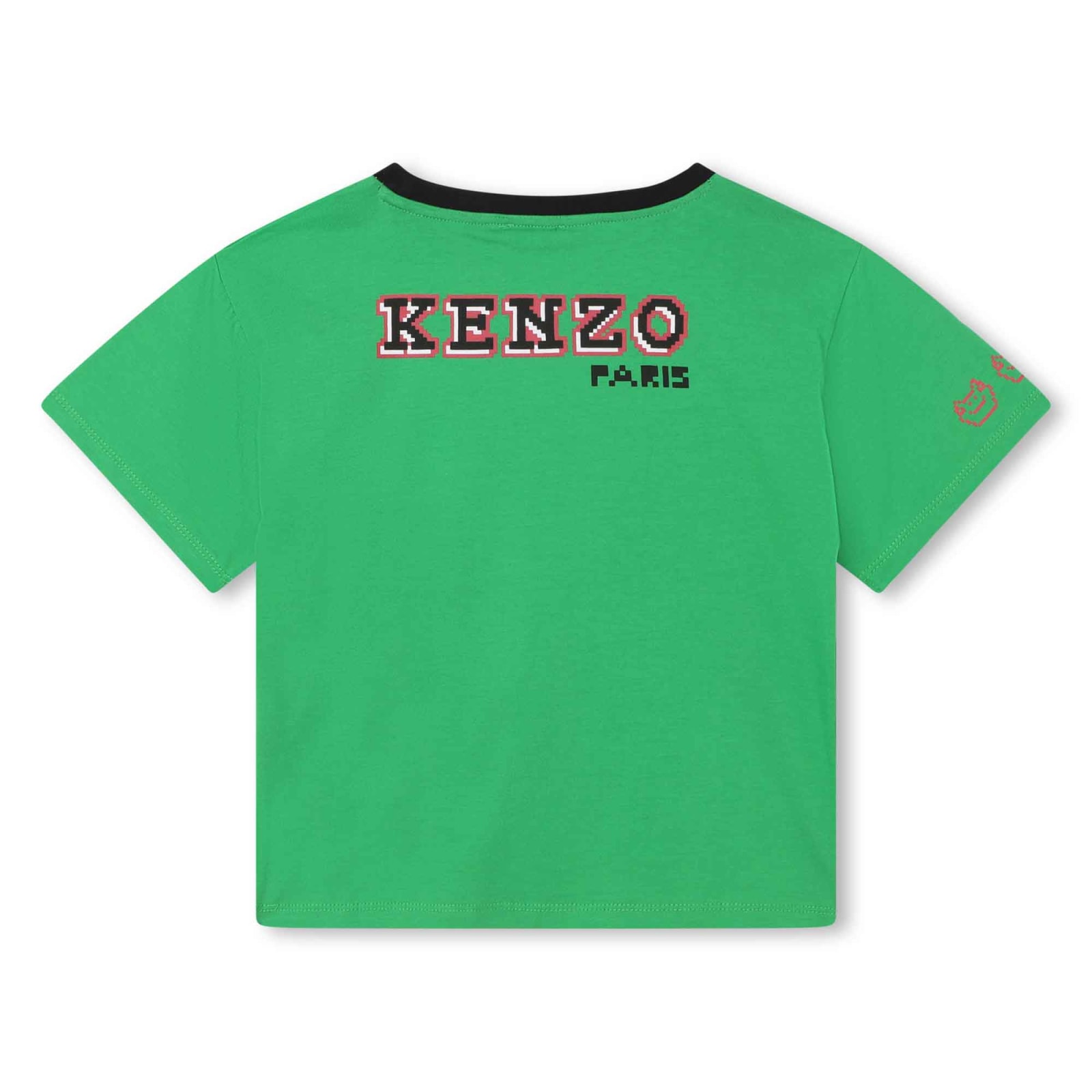 Shop Kenzo Printed T-shirt In Anice