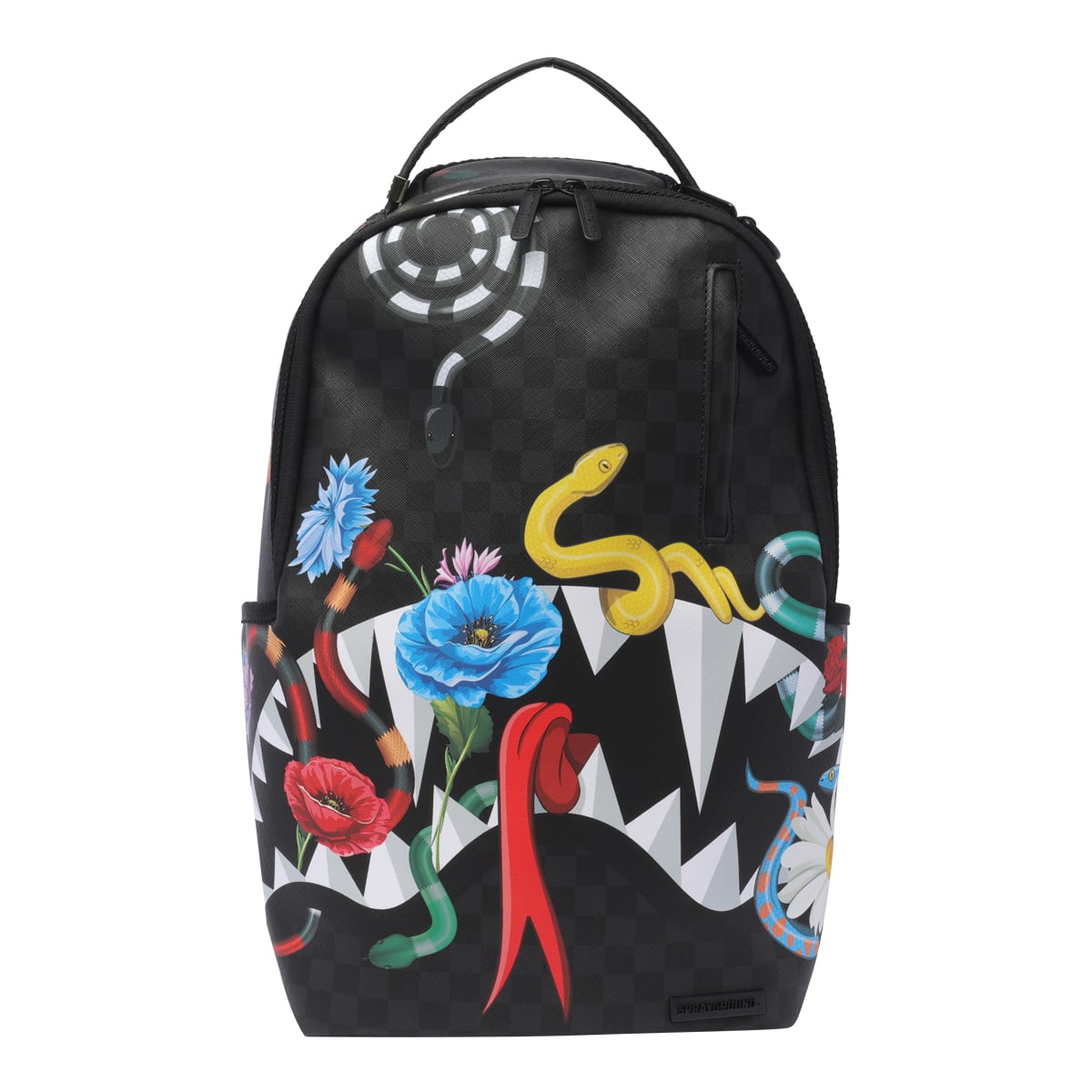 Shop Sprayground Snakes On A Bag Backpack In Black