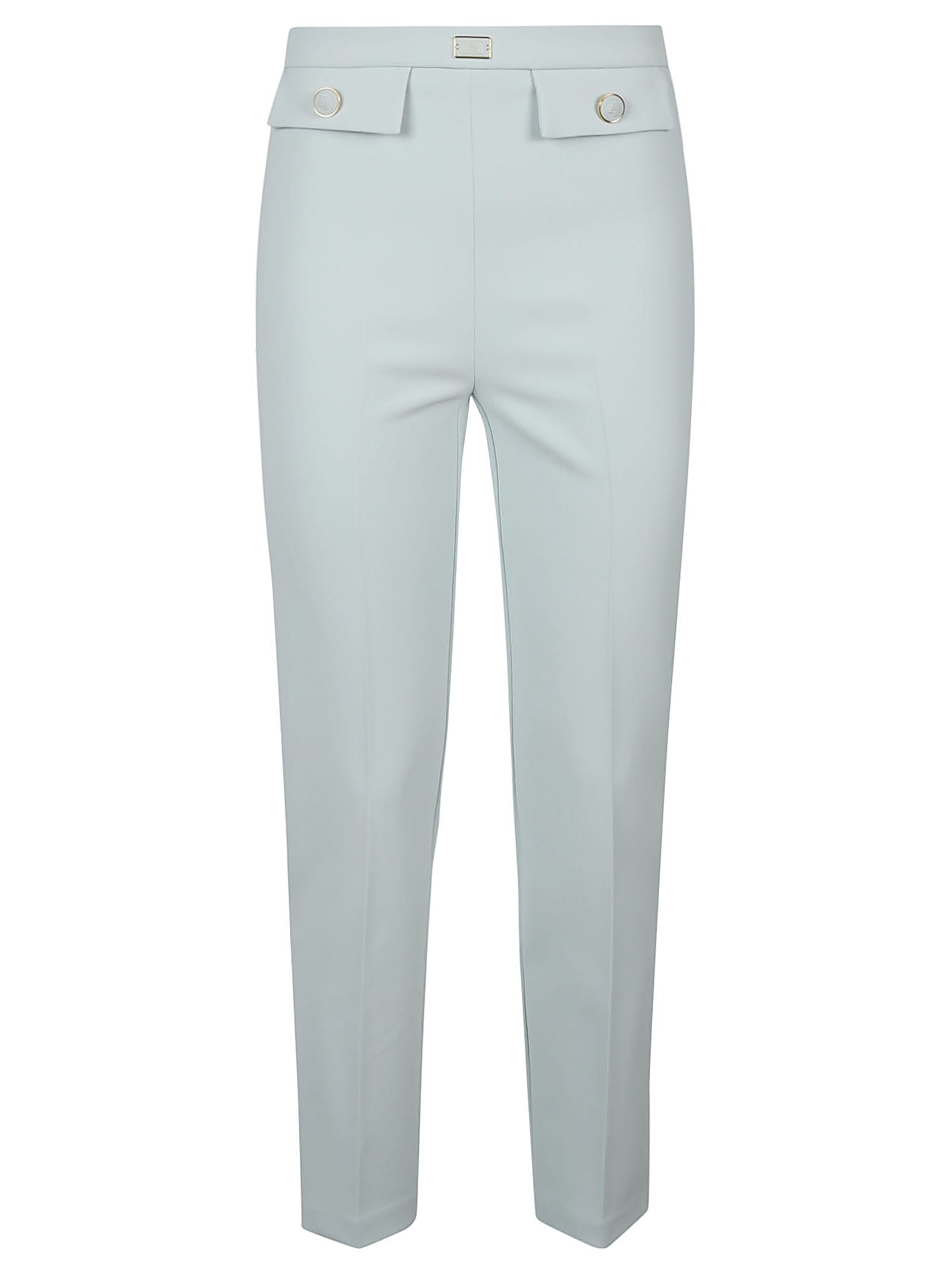 Elisabetta Franchi Essential Pant In Acqua