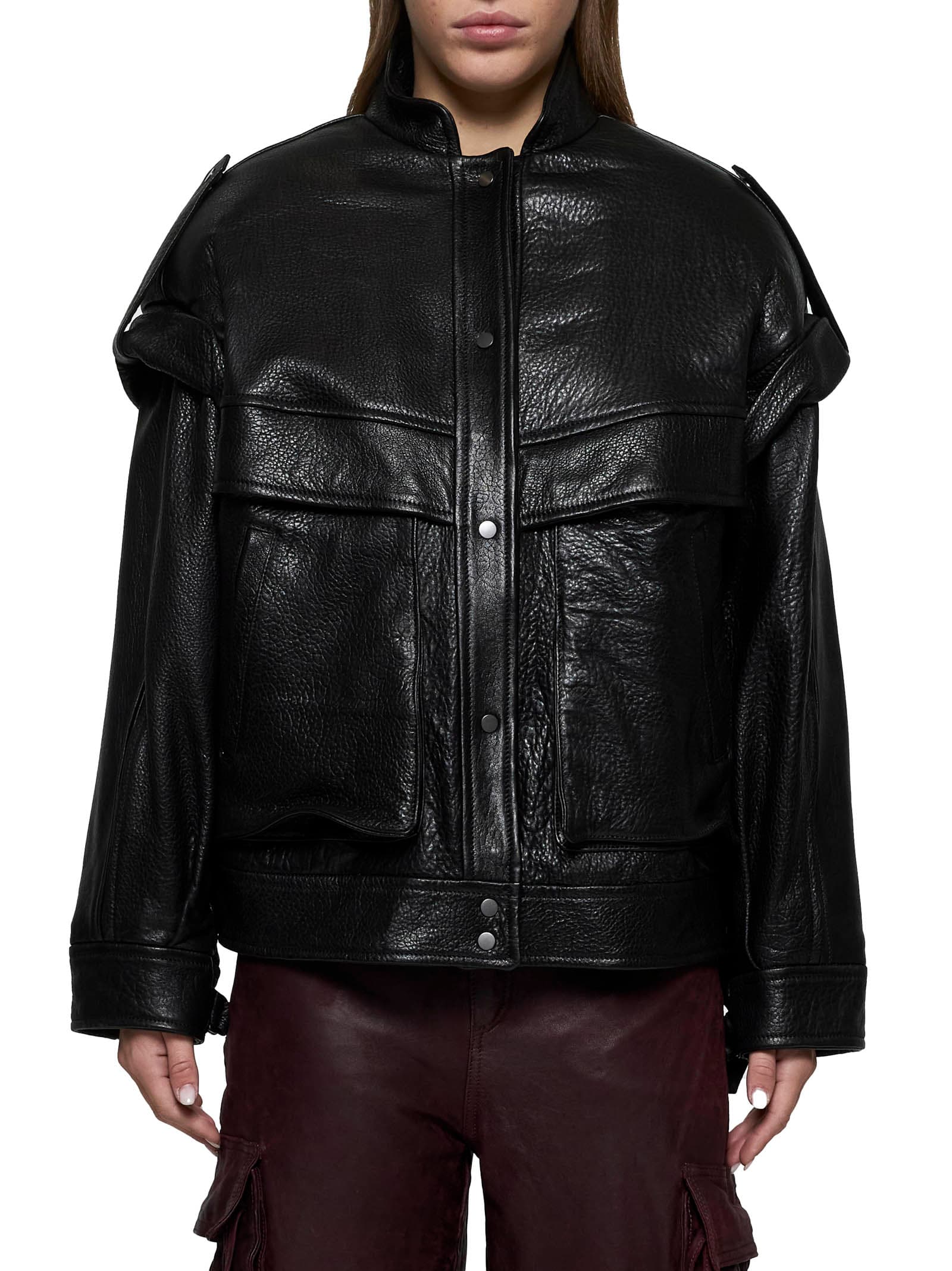 Shop Salvatore Santoro Jacket In Nero