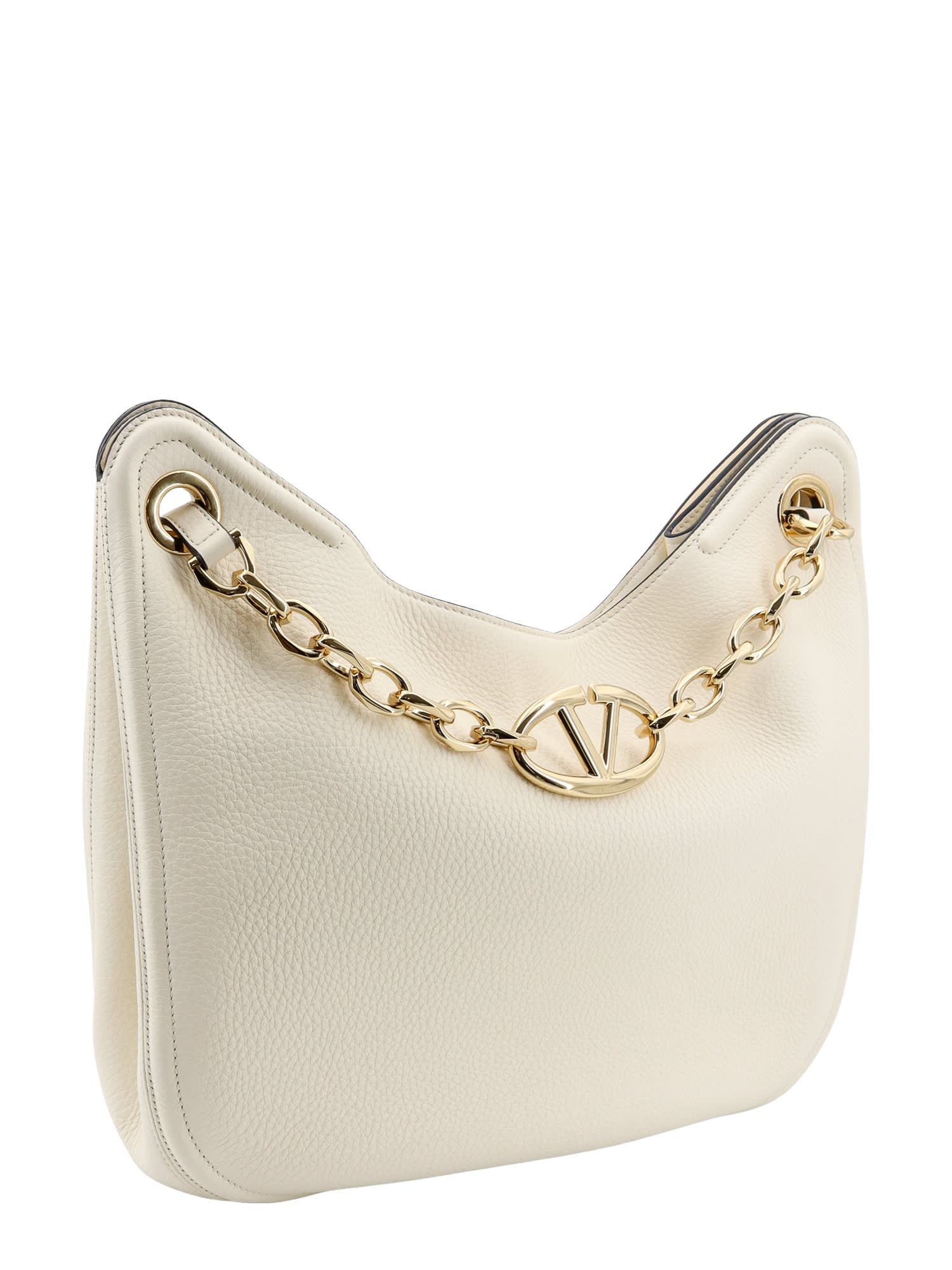 Shop Valentino Shoulder Bag In White