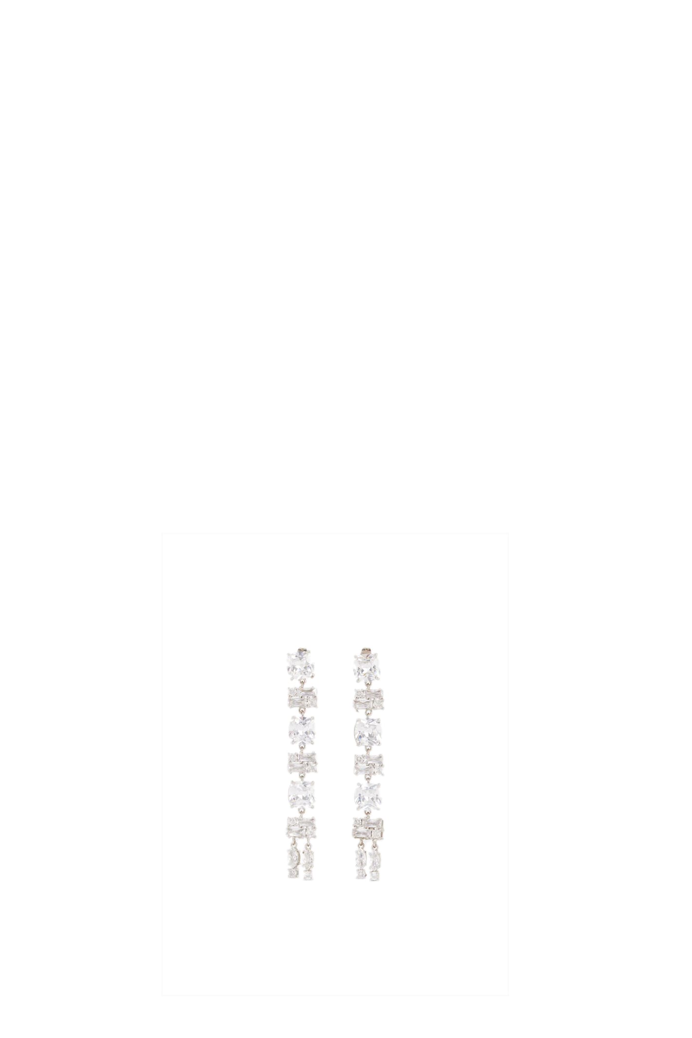 Shop Rabanne Earring In Silver