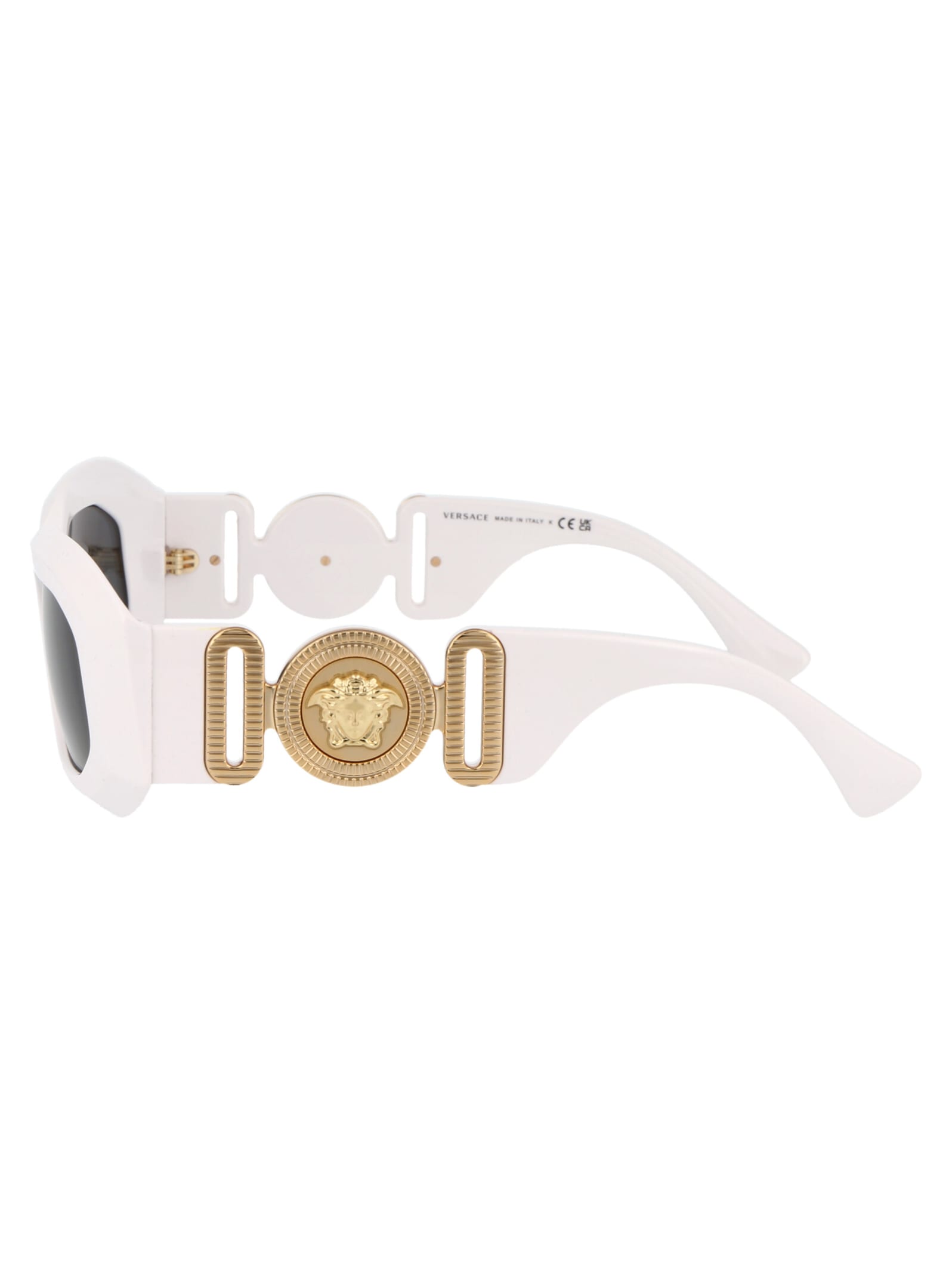 Shop Versace 0ve4425u Sunglasses In 314/87 White