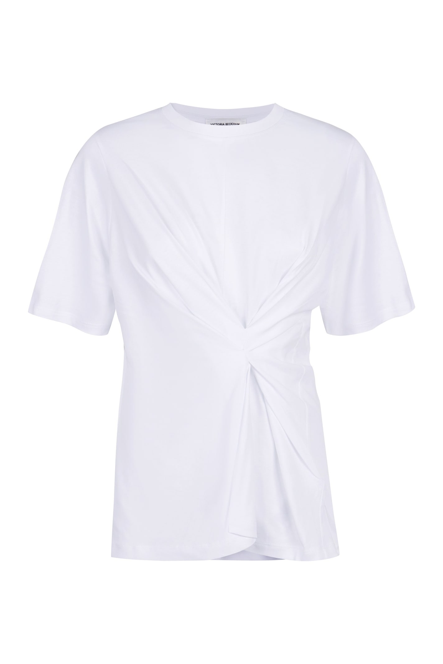 Victoria Beckham Cotton T-shirt In White