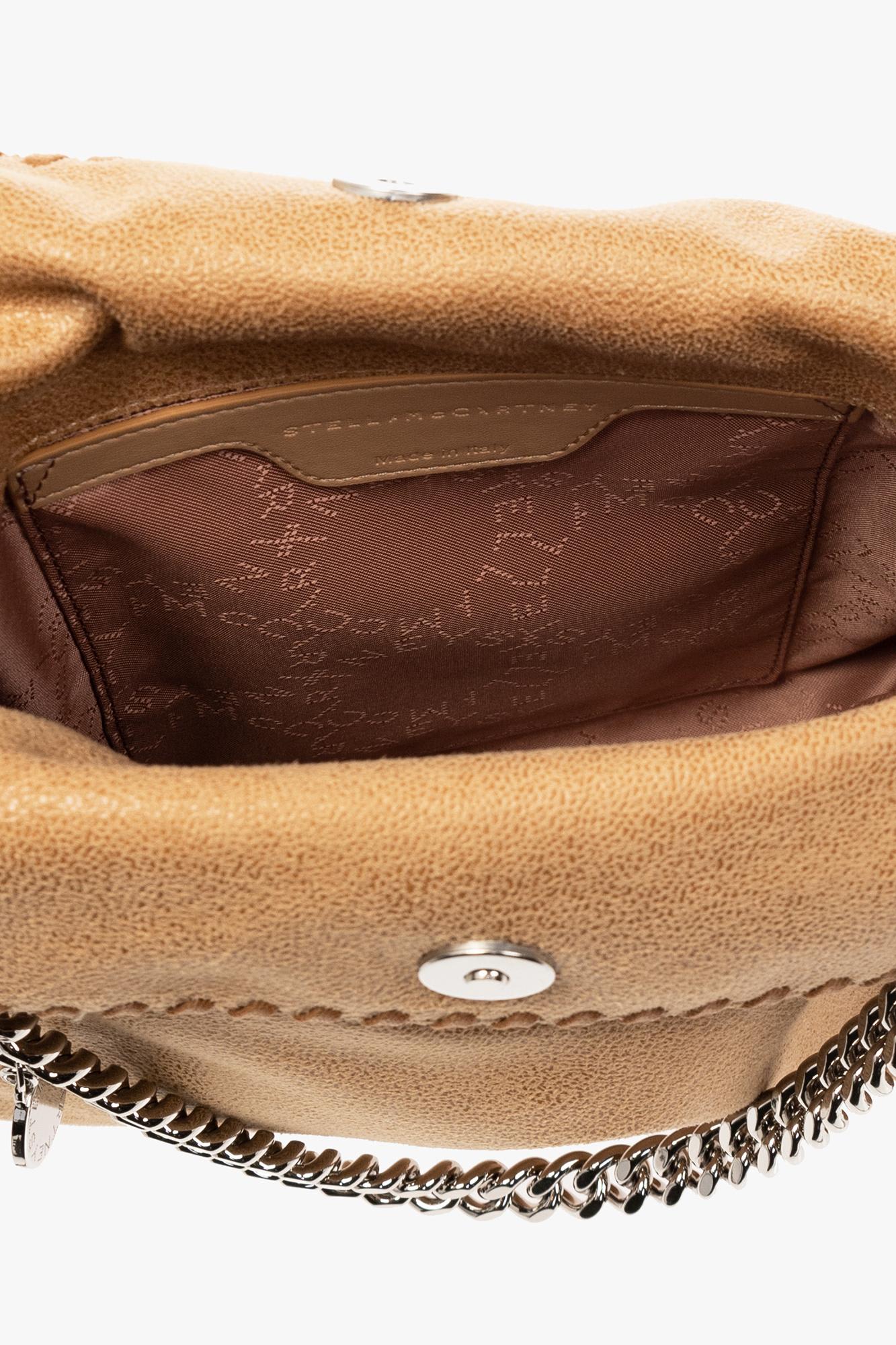Stella Mccartney Falabella Mini Shoulder Bag In Fawn