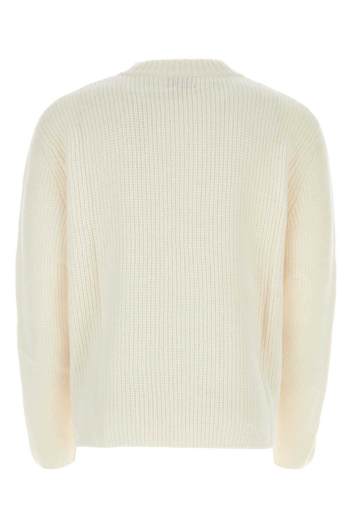 LE KASHA IVORY CASHMERE SWEATER