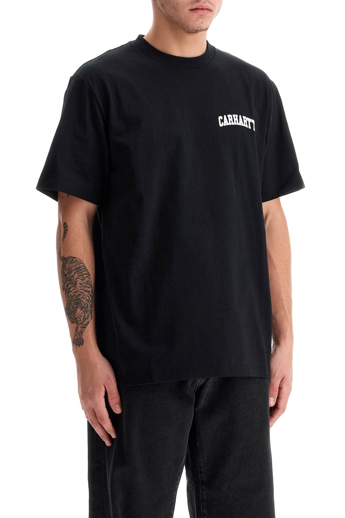 Carhartt University Script T-shirt In Black