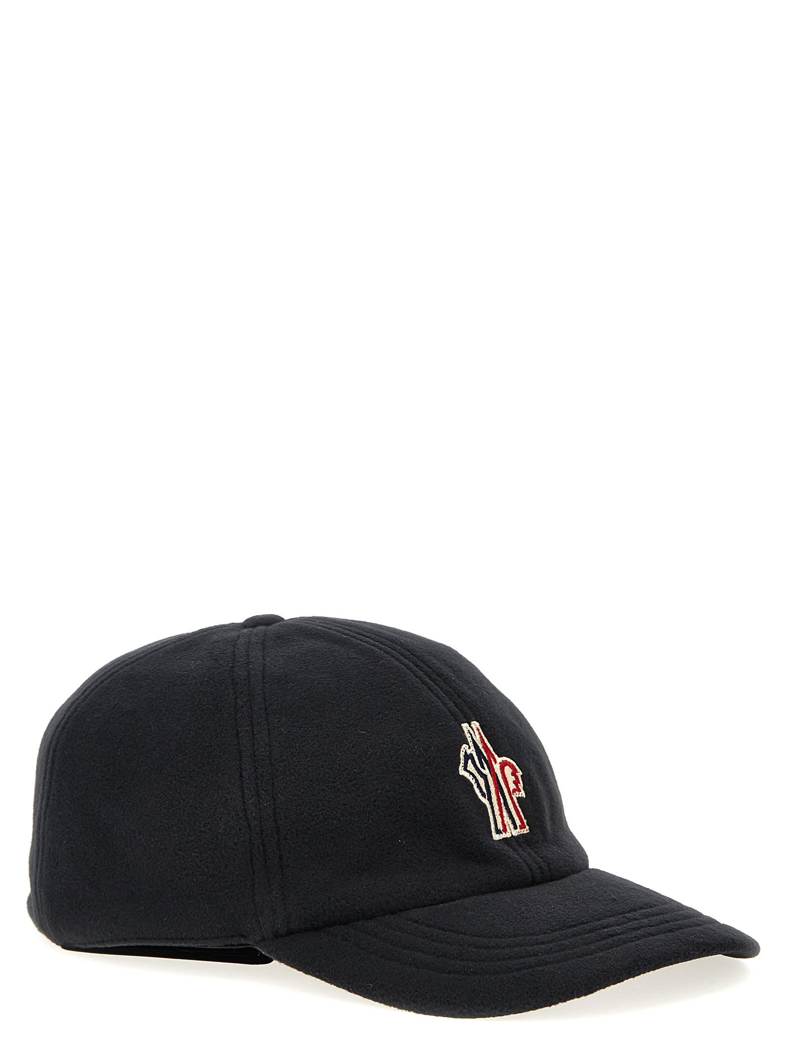 Shop Moncler Logo Patch Cap