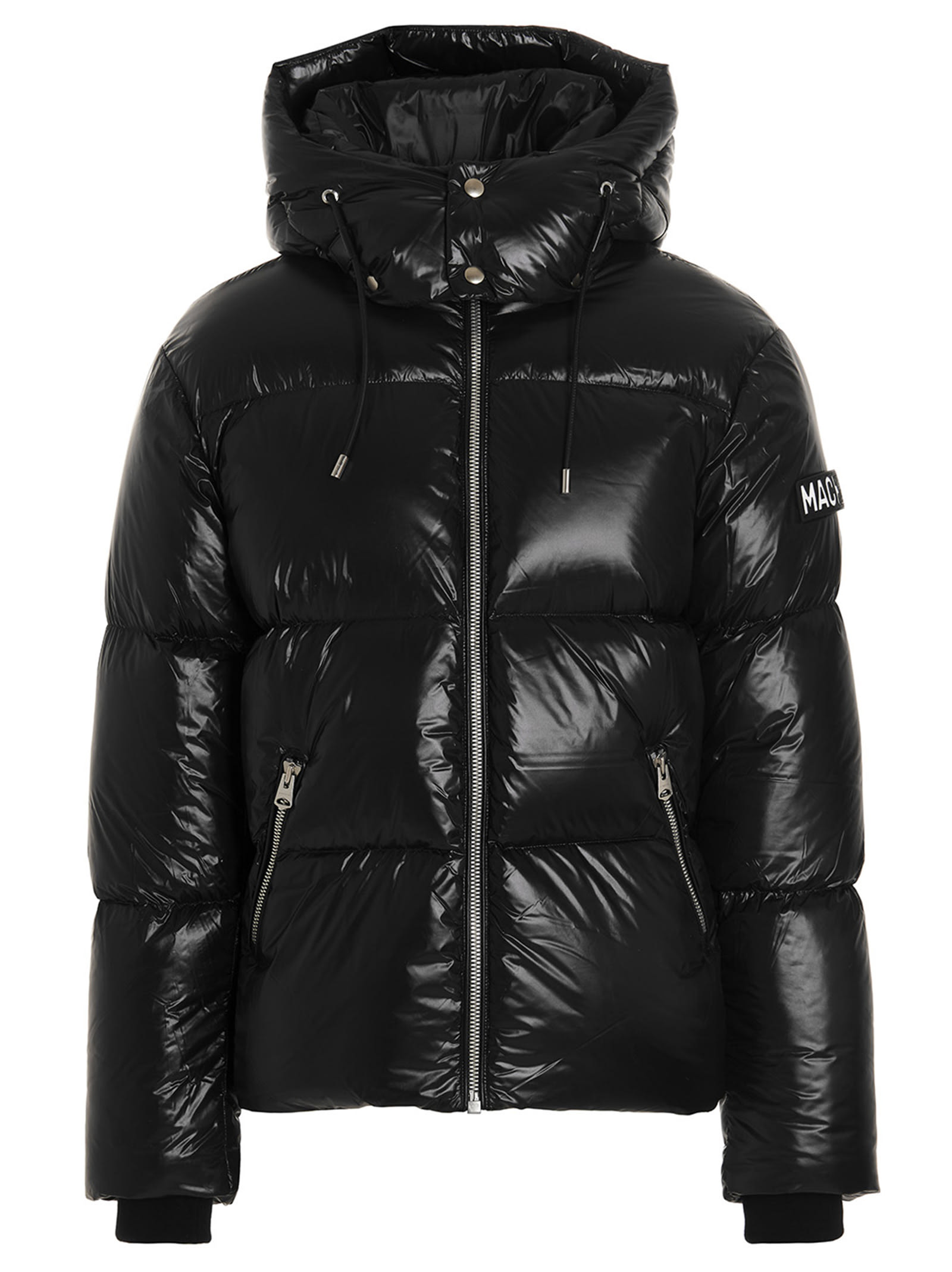 Mackage Kent Hooded Down Puffer Jacket In Black