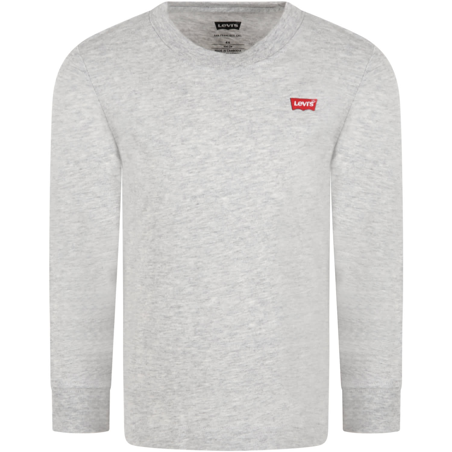 Levi's Grey T-shirt For Kids With Logo