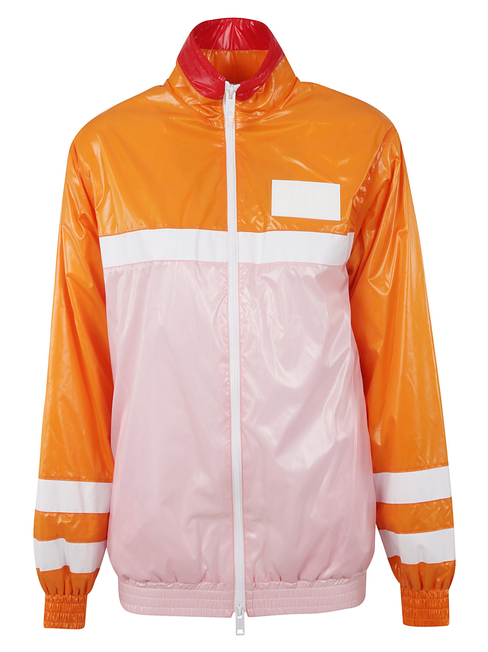 burberry jacket orange