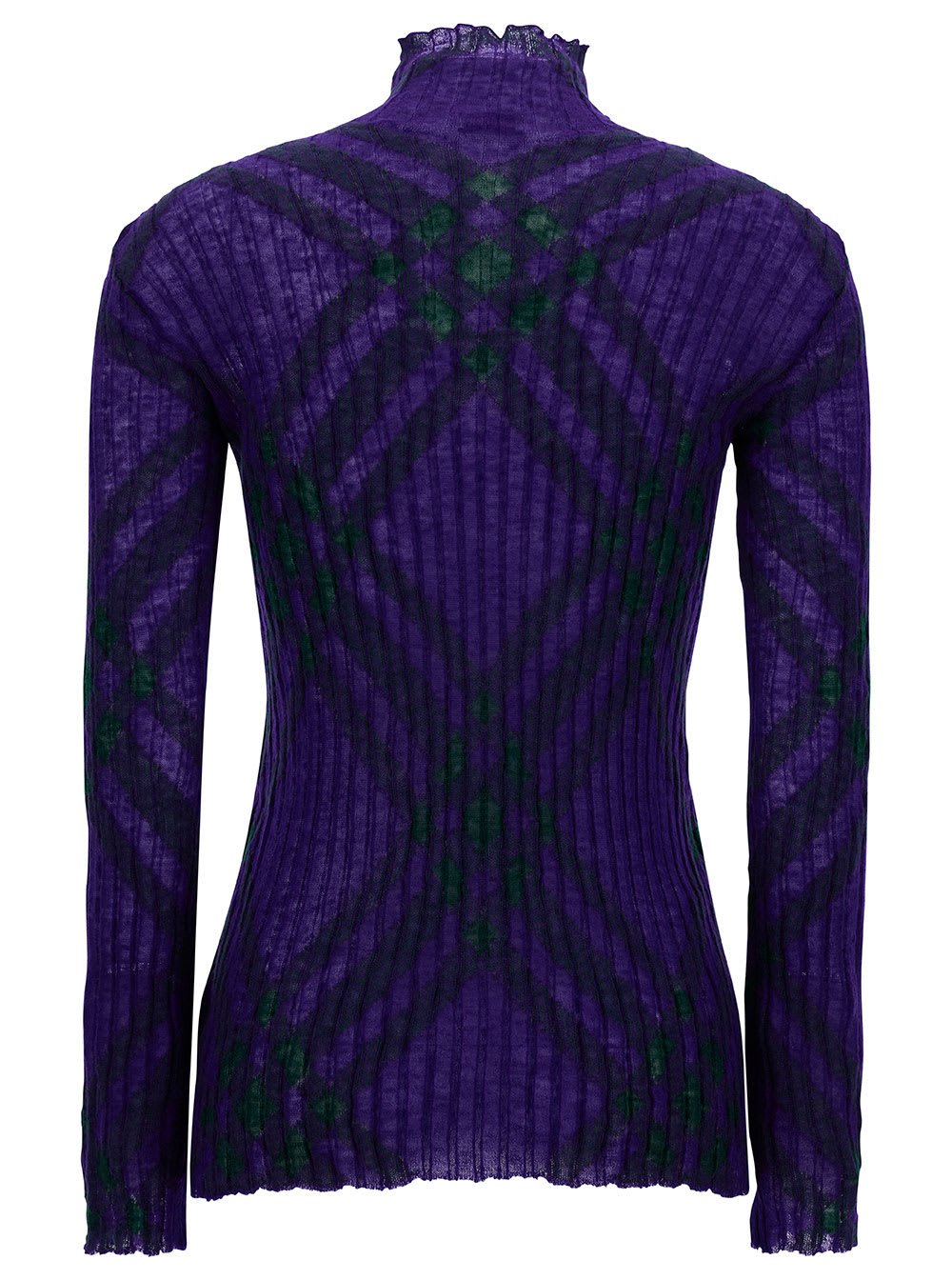 Shop Burberry Knit Look 1 In Violet