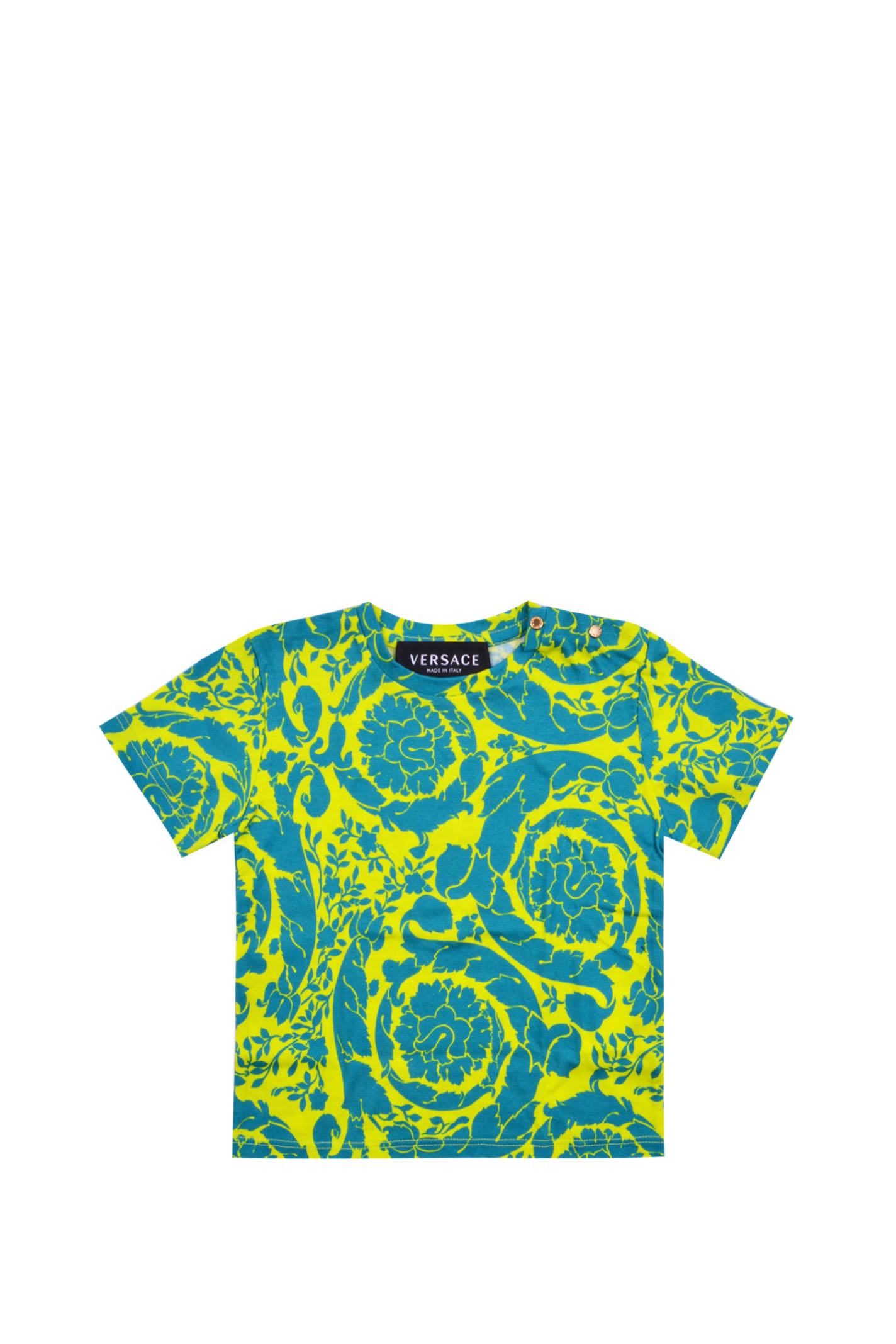 Versace Cotton T-shirt With Print
