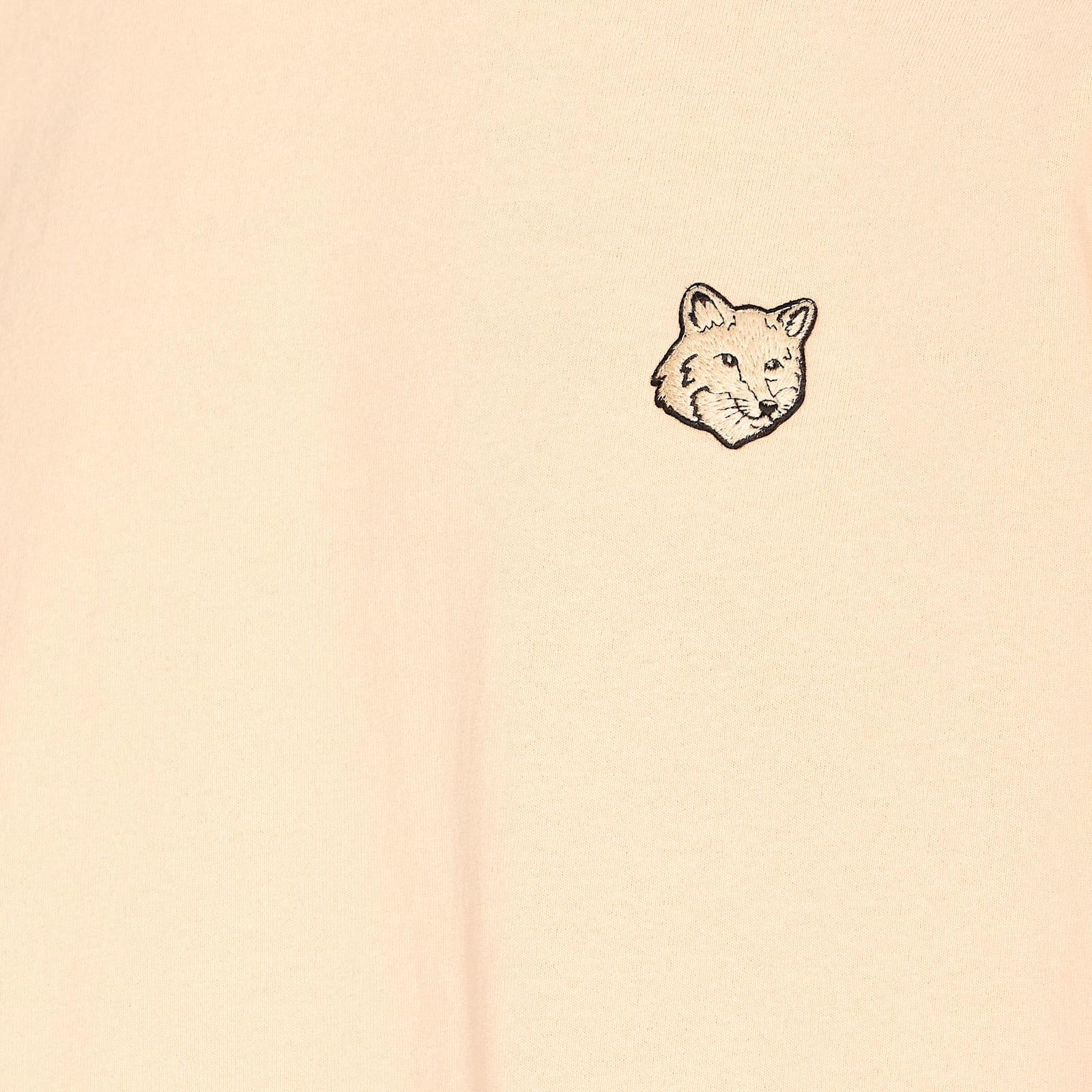 Shop Maison Kitsuné Bold Fox Head Patch T-shirt In Smoke
