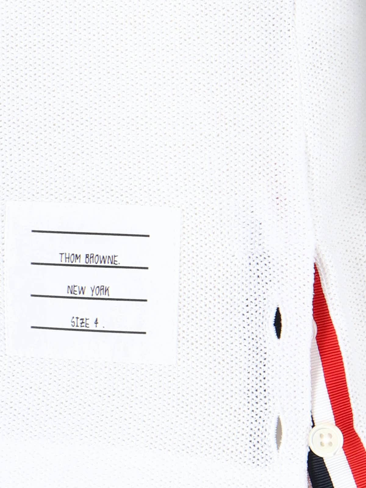 Shop Thom Browne Sleeve Detail T-shirt In White