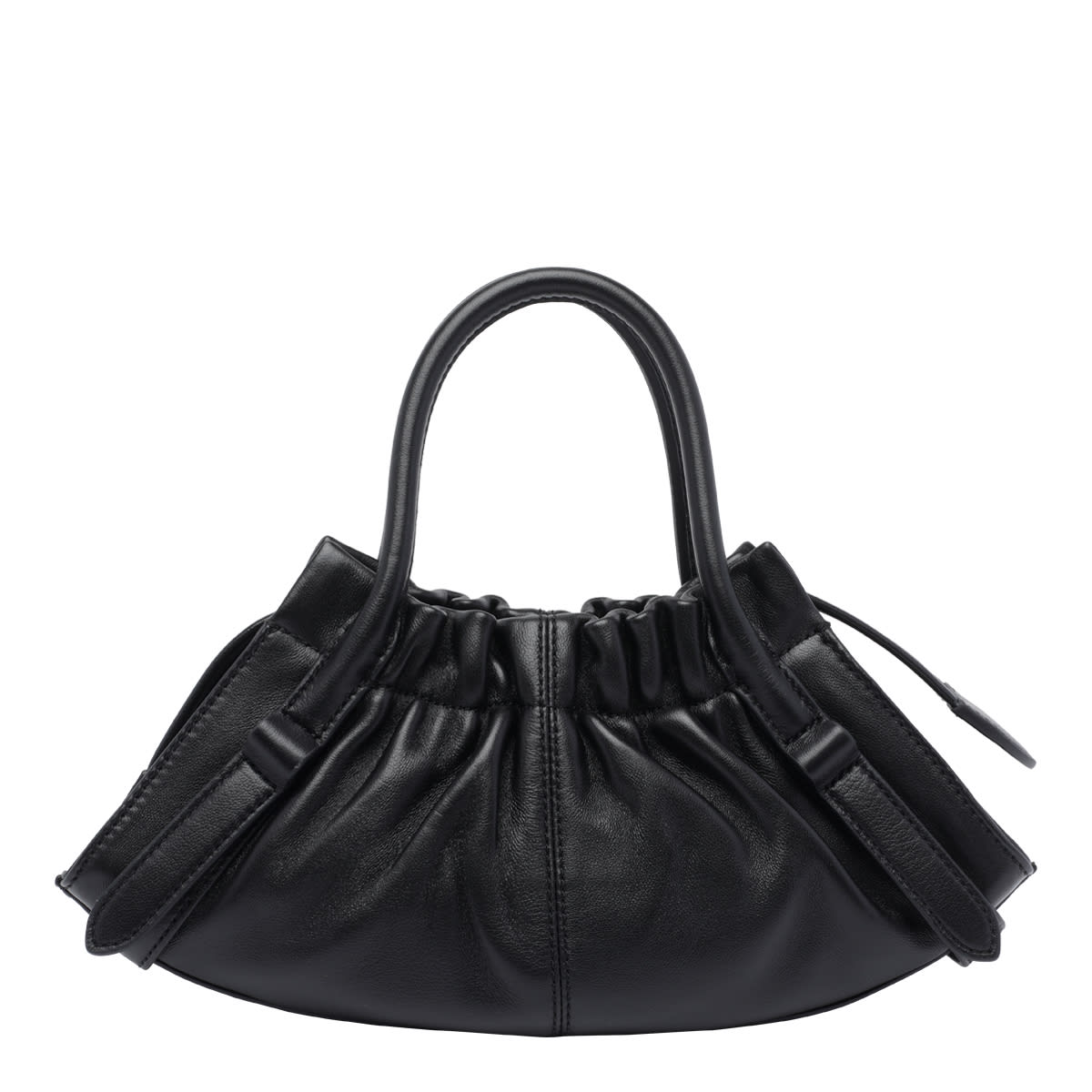 Marc Jacobs The Cristina Small Satchel Leather Cross-body Bag In Black