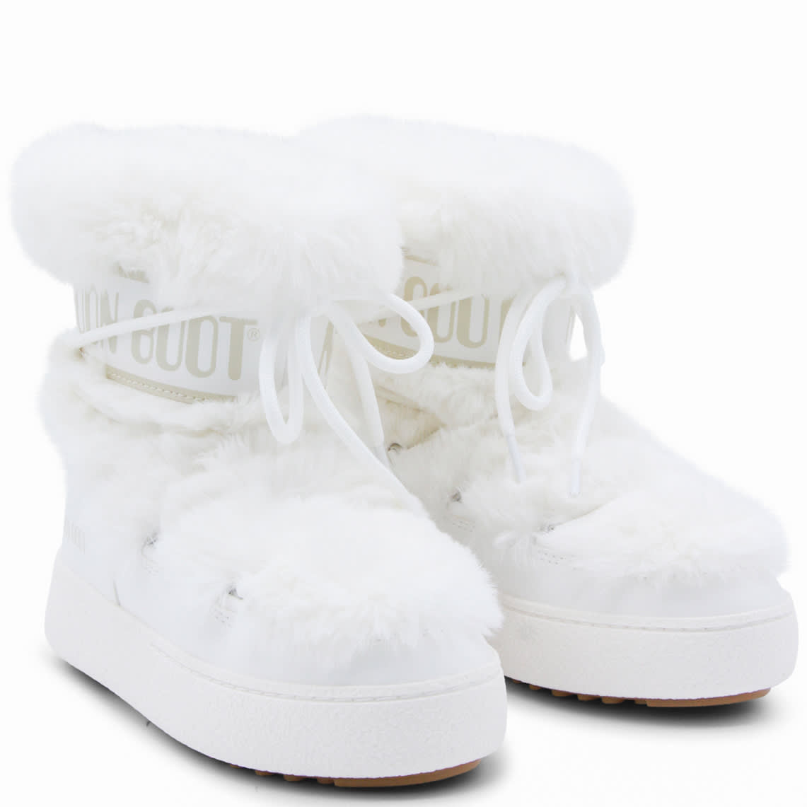 Moon Boot Boots Light And Natural In White