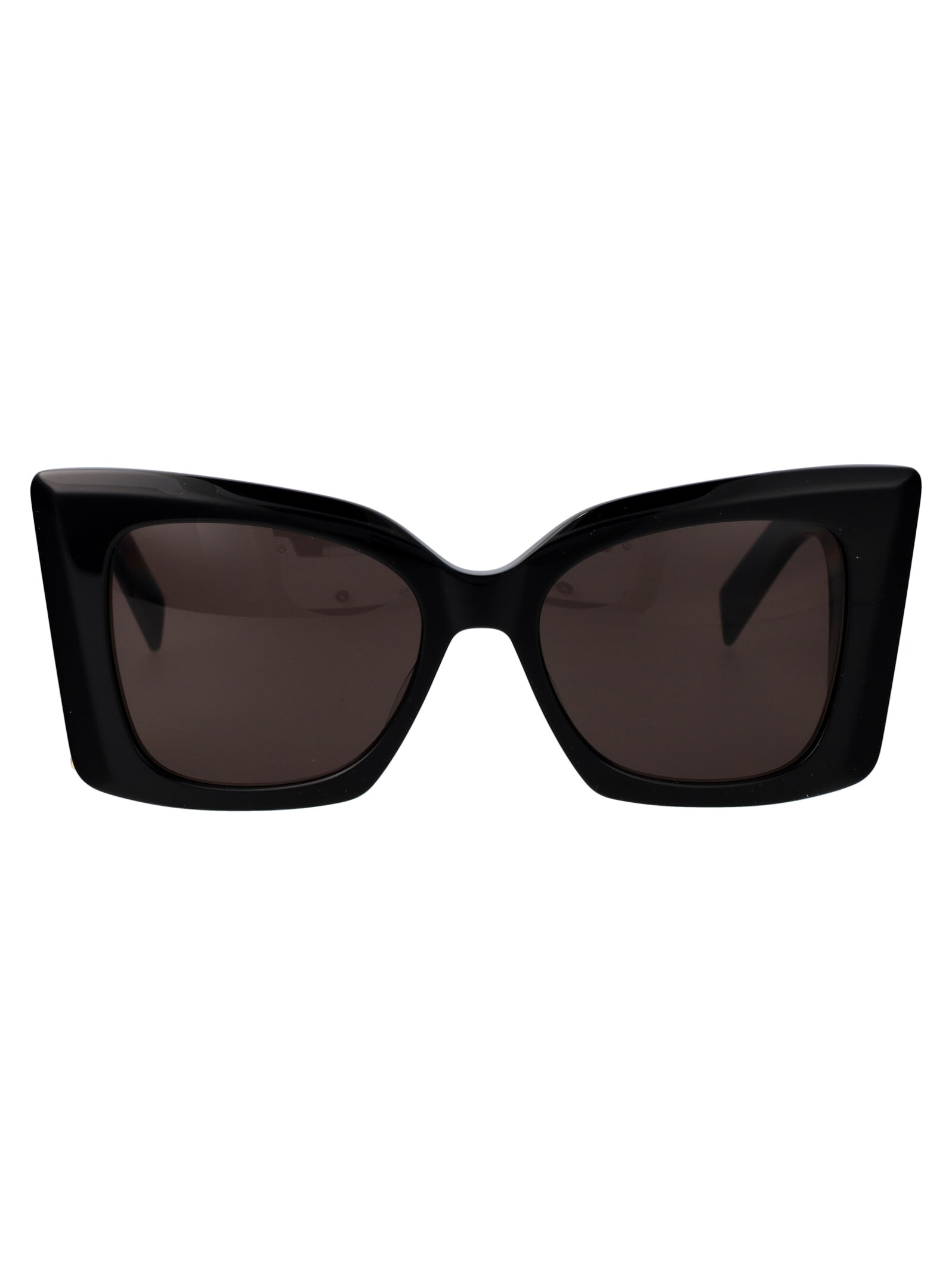 Saint Laurent Sl M119 Blaze Sunglasses In 001 Black Black Black