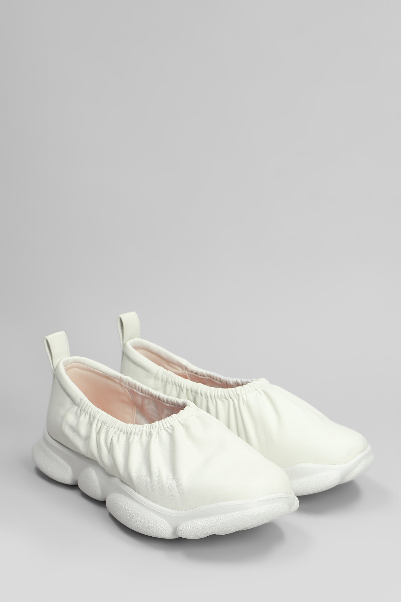 Camper Karst Leather Ballerina Shoes