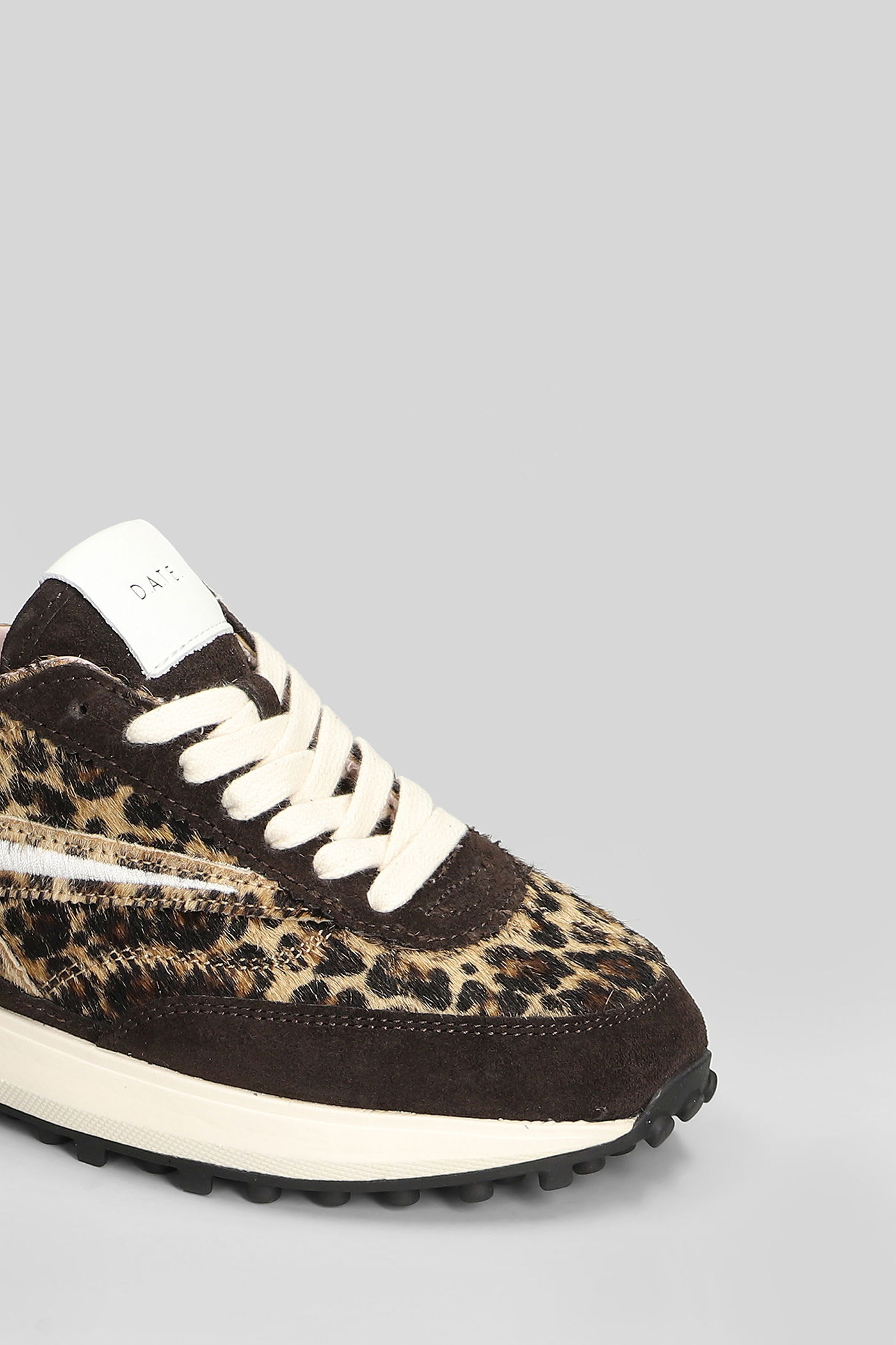 Date Athleta Sneakers In Animalier Suede And Leather In Animal Print