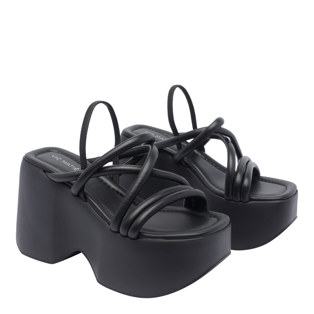 Vic Matie Heeled Sandals Vic Matié Woman Color Black In Black