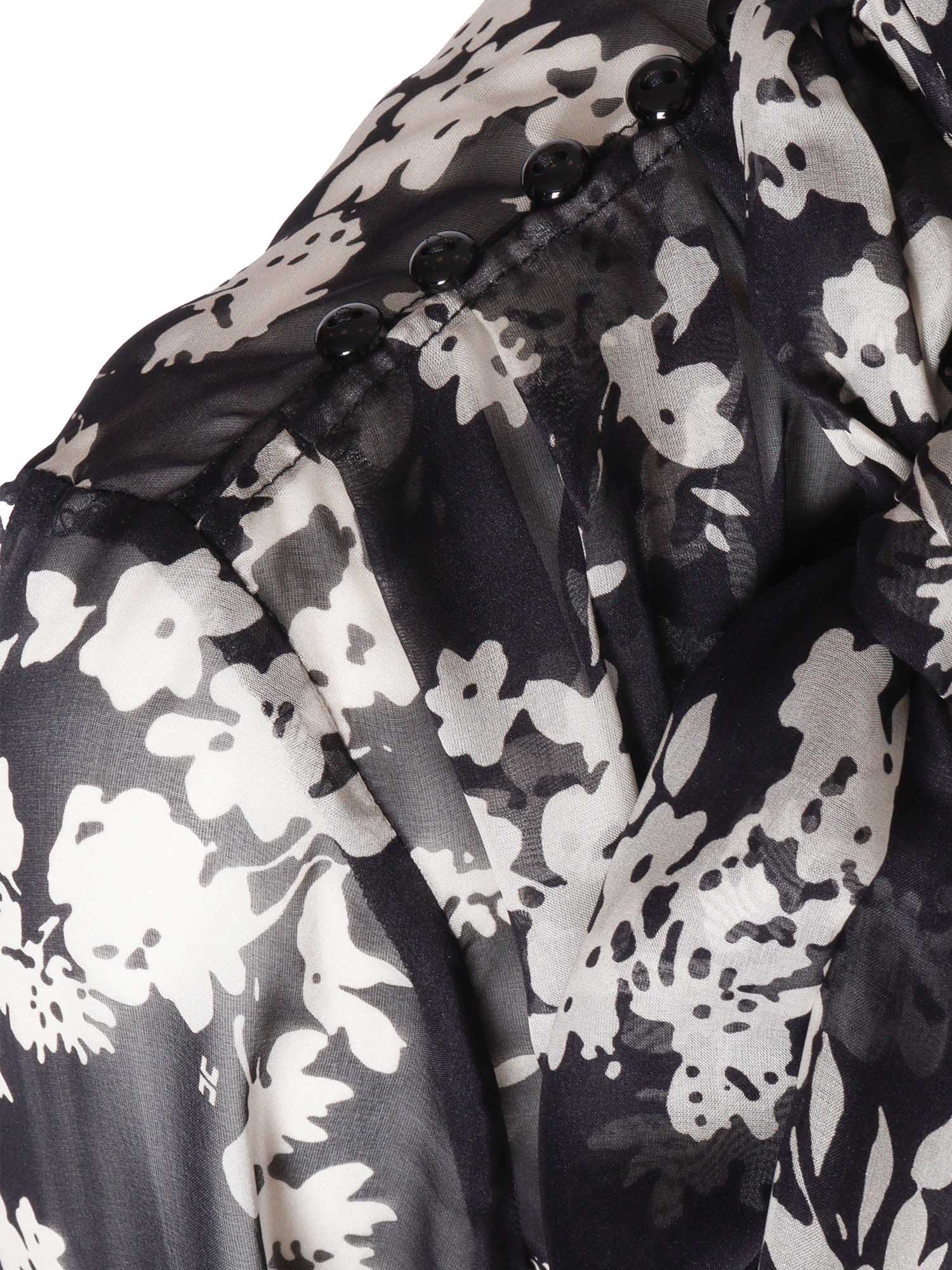 Elisabetta Franchi Shirt In Nero/burro