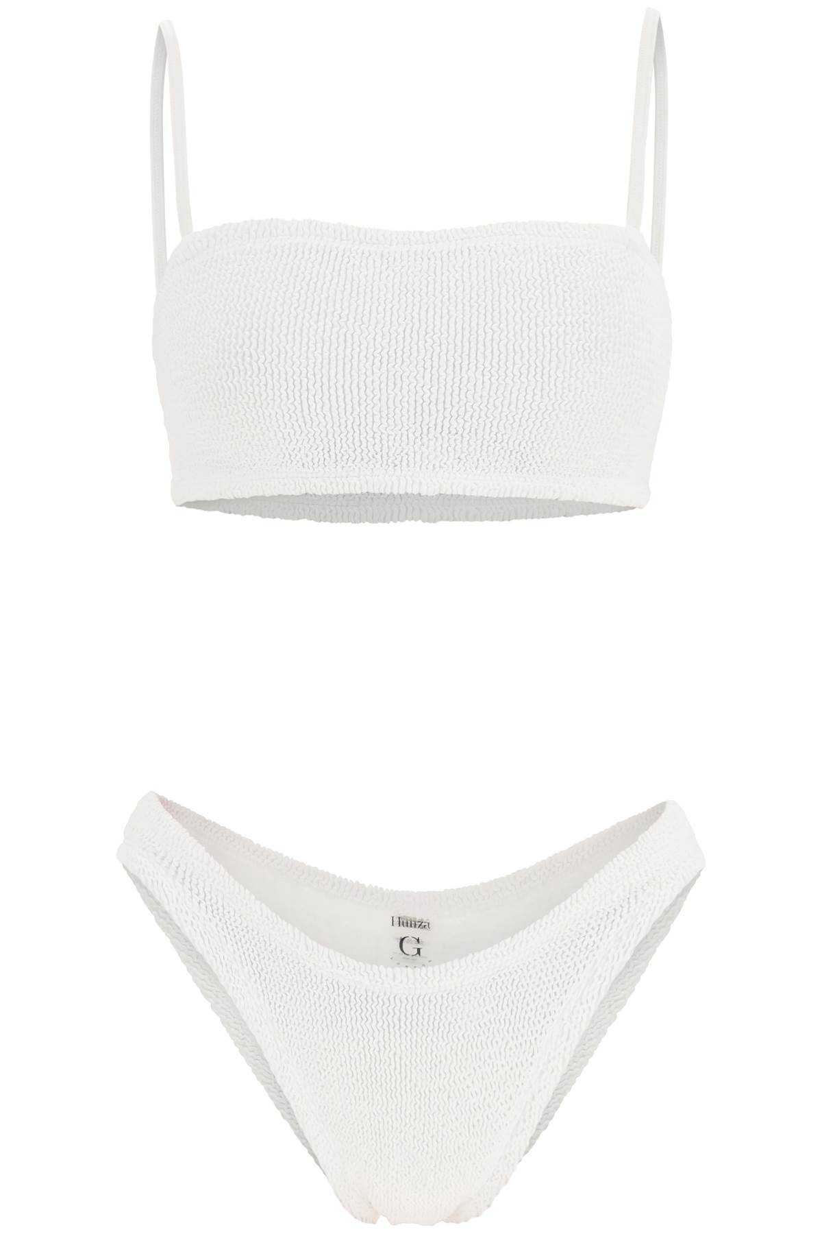 Hunza G Gigi Bikini Set In White (white)