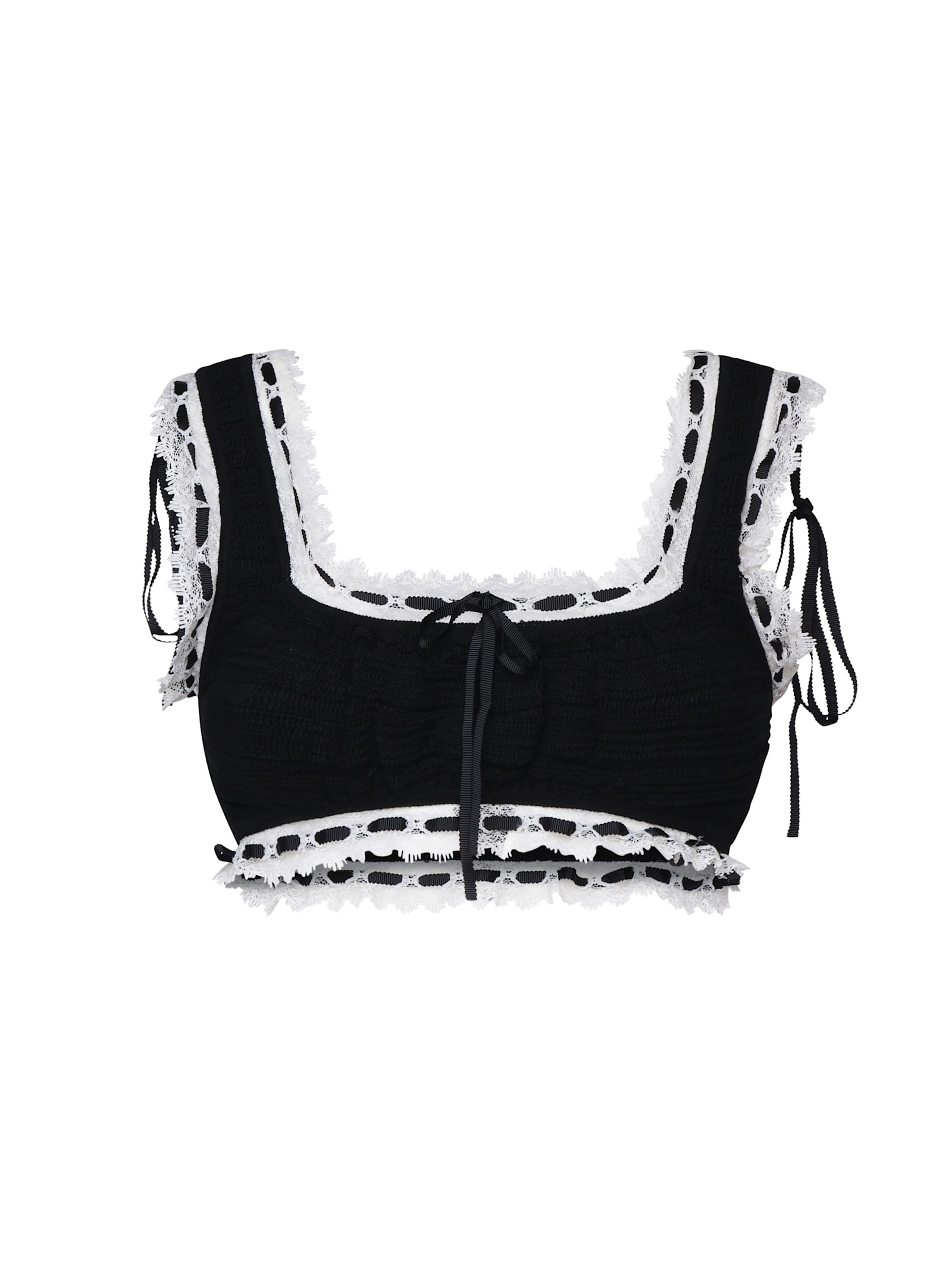 Shop For Love &amp; Lemons Top Mayfair In Black