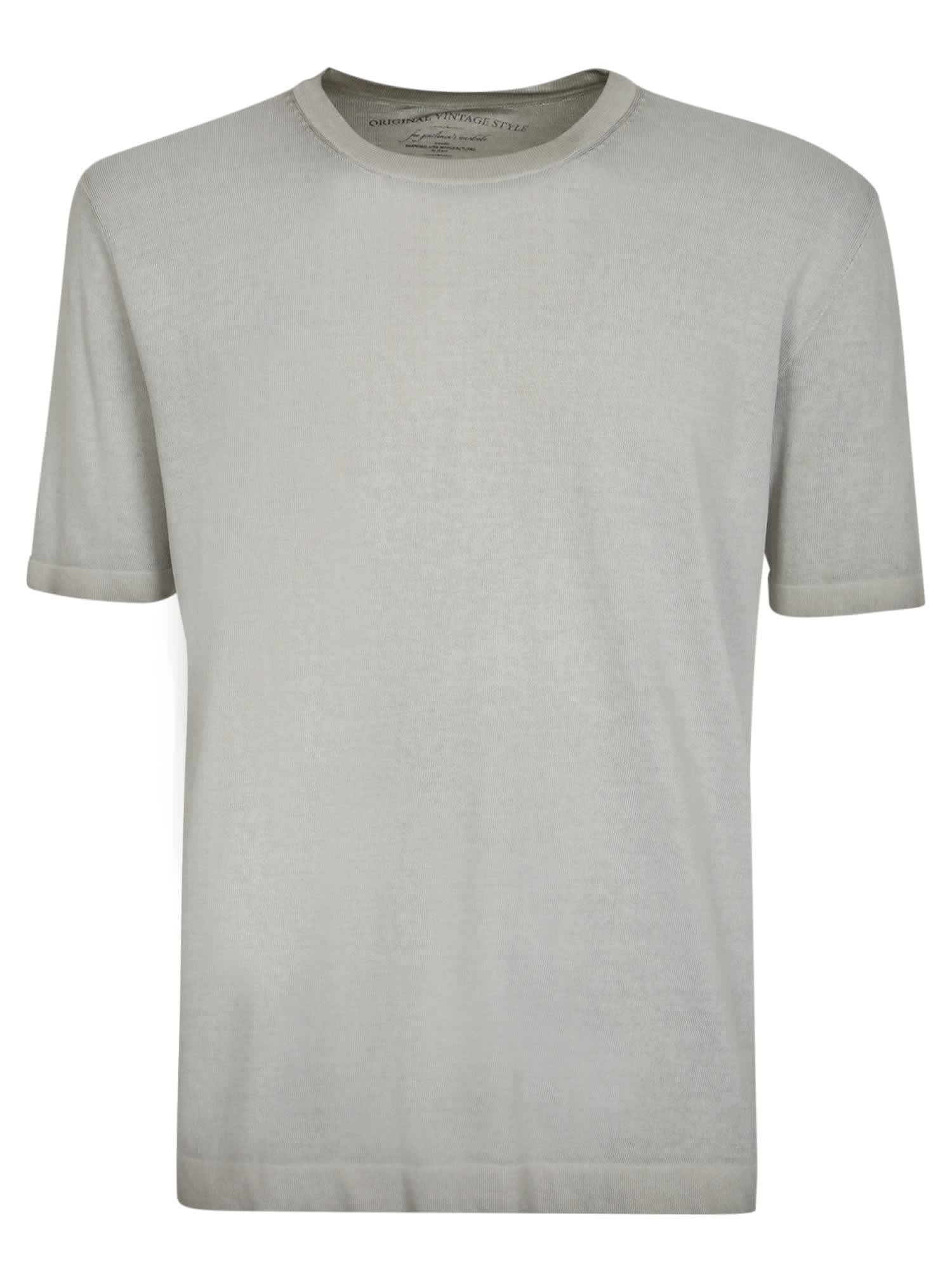 Original Vintage Style Reverse T-shirt In Grey