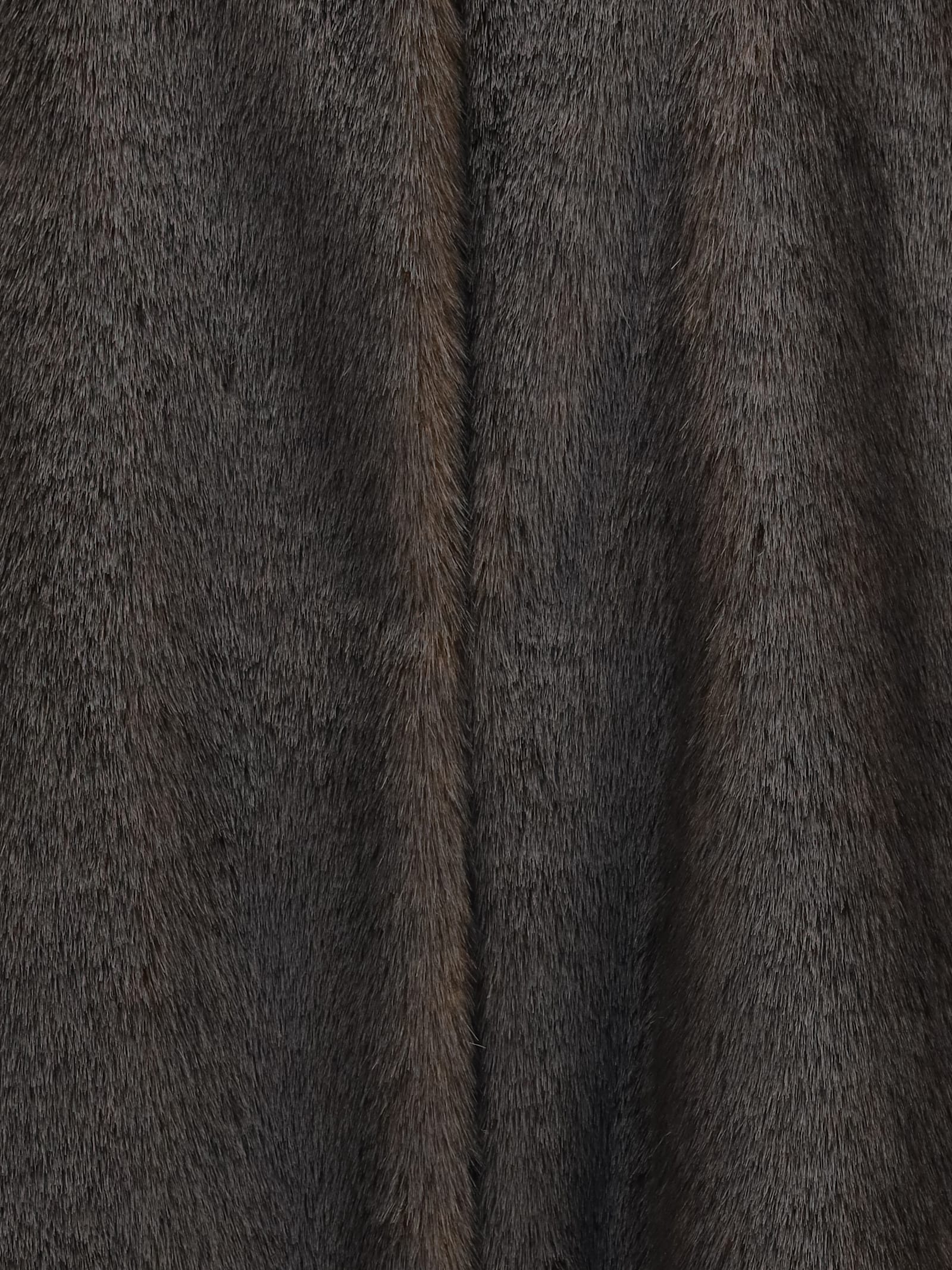 Loulou Studio Soft Faux Fur Coat In Black