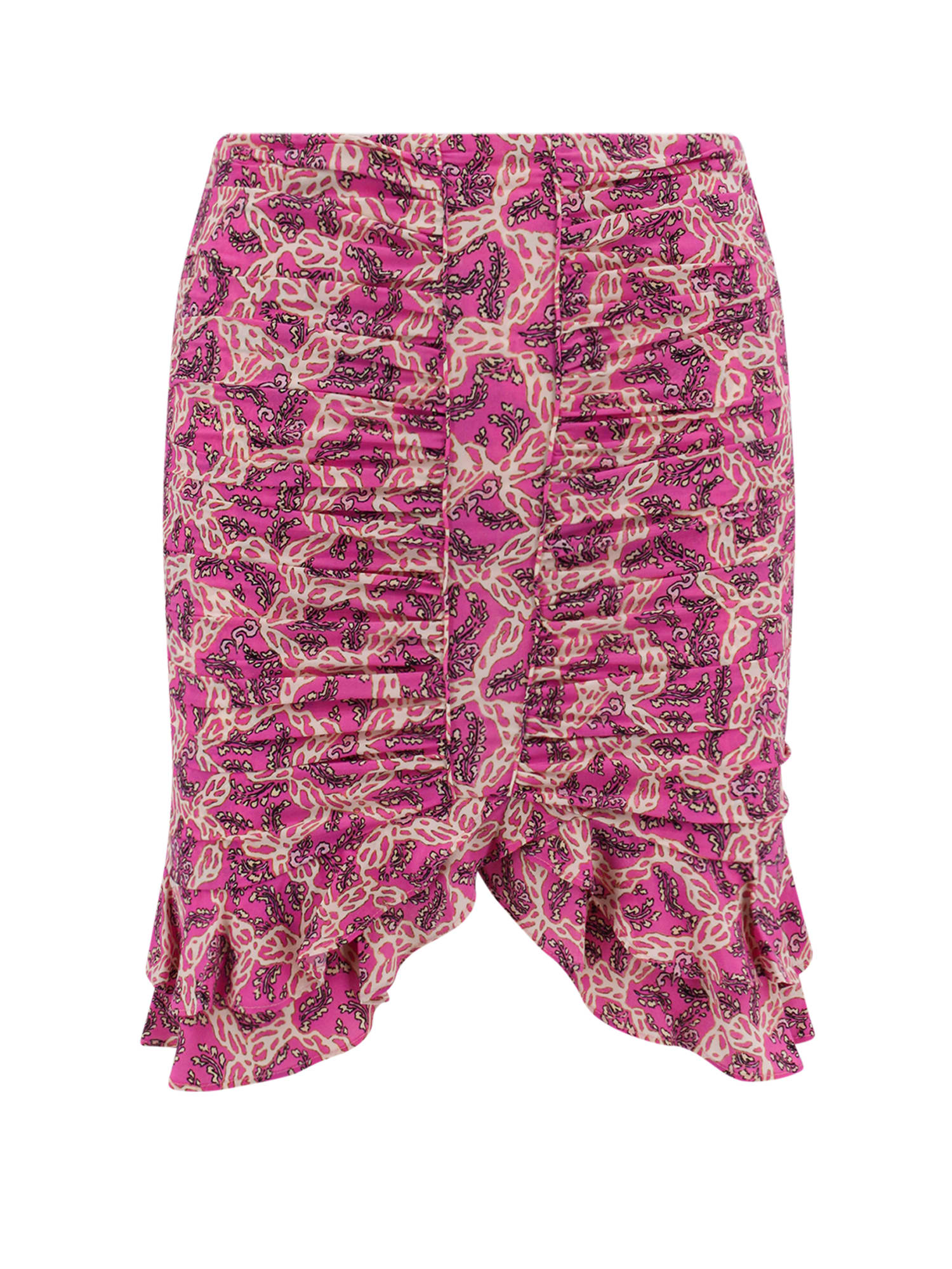 Shop Isabel Marant Milendi Skirt In Pink