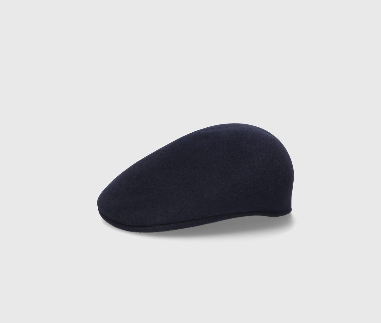 Shop Borsalino Felt Golf Cap In Blueberry