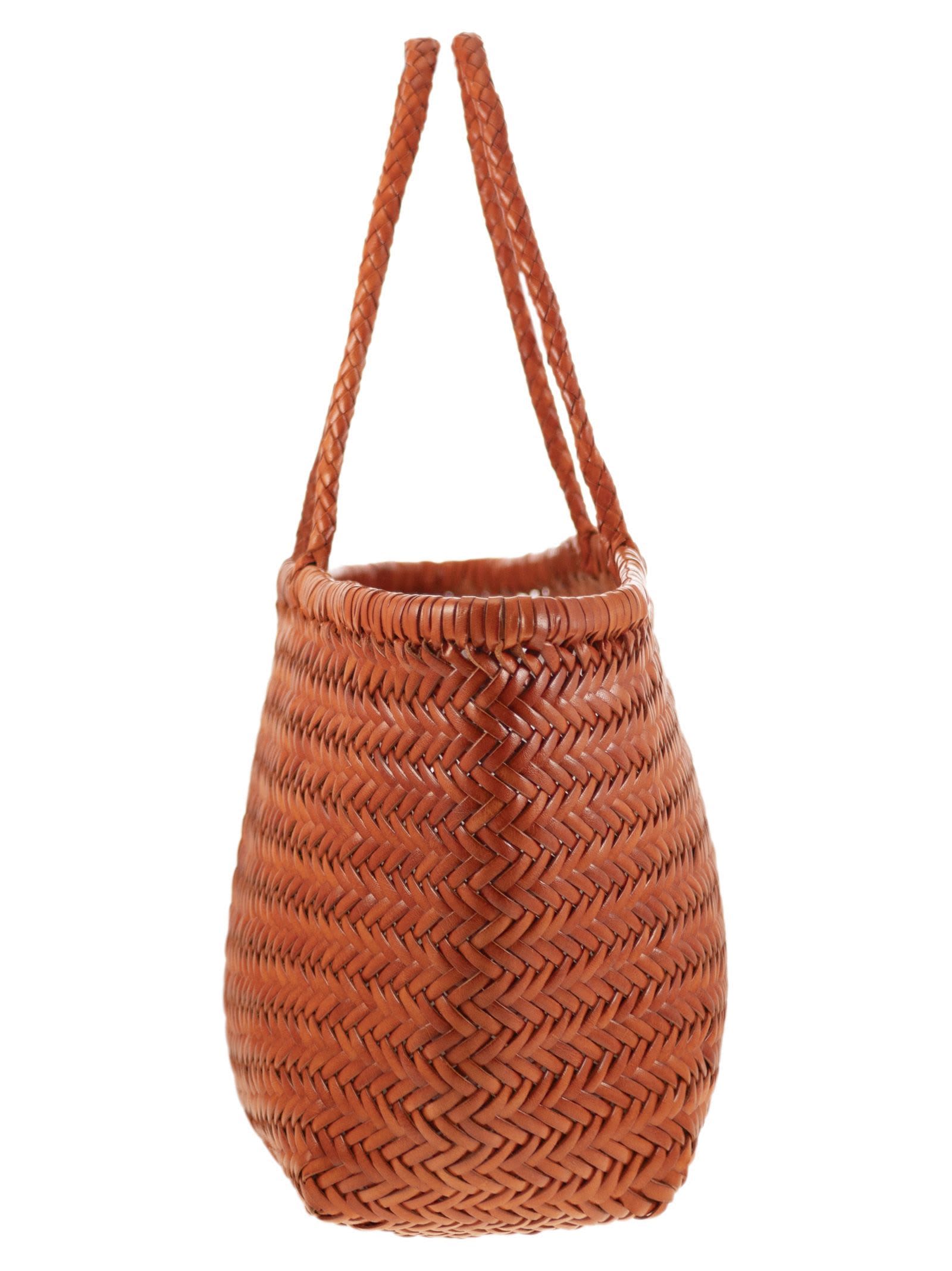 Dragon Diffusion Triple Jump Big - Woven Leather Bag