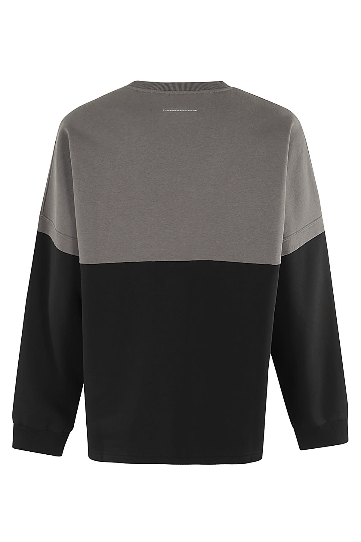 Shop Mm6 Maison Margiela Sweatshirt In Grey Black