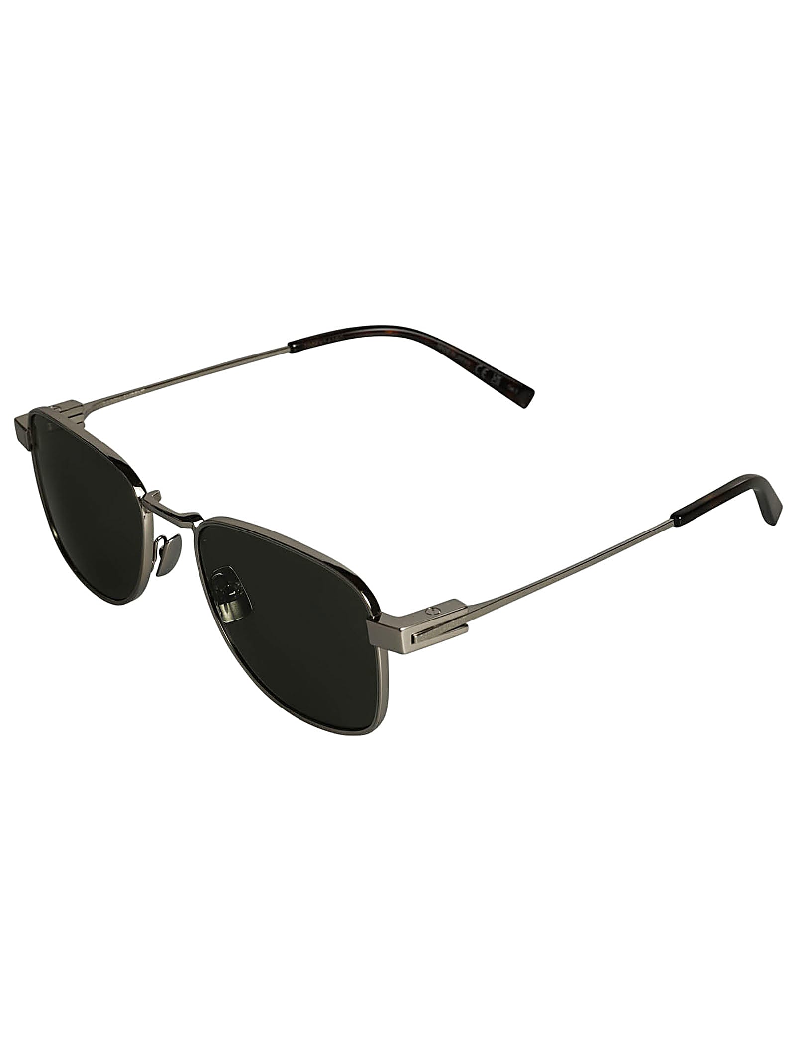 Saint Laurent Sl741 Sunglasses In Silver-silver-grey