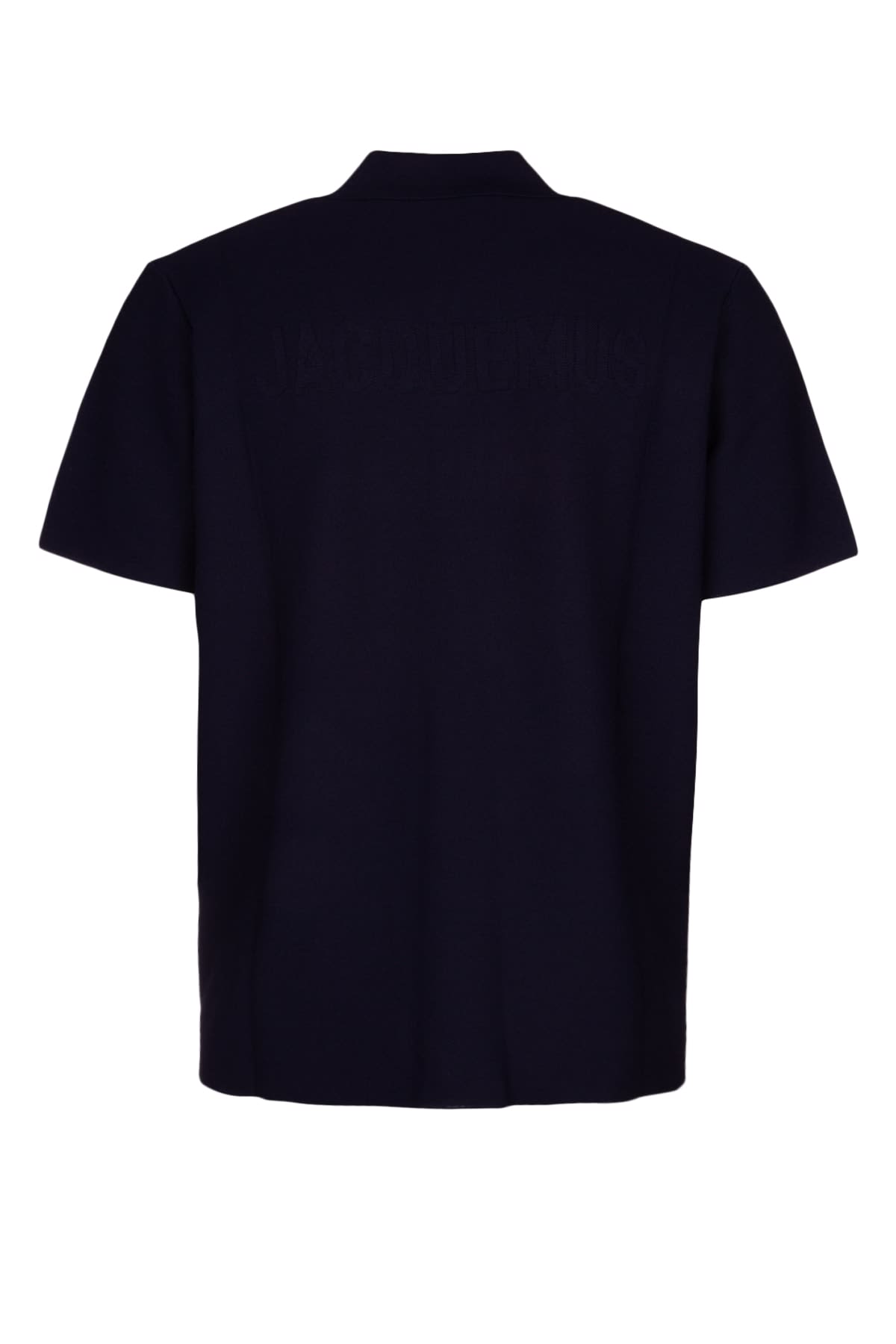 Shop Jacquemus Le Polo Maille In Blu Navy